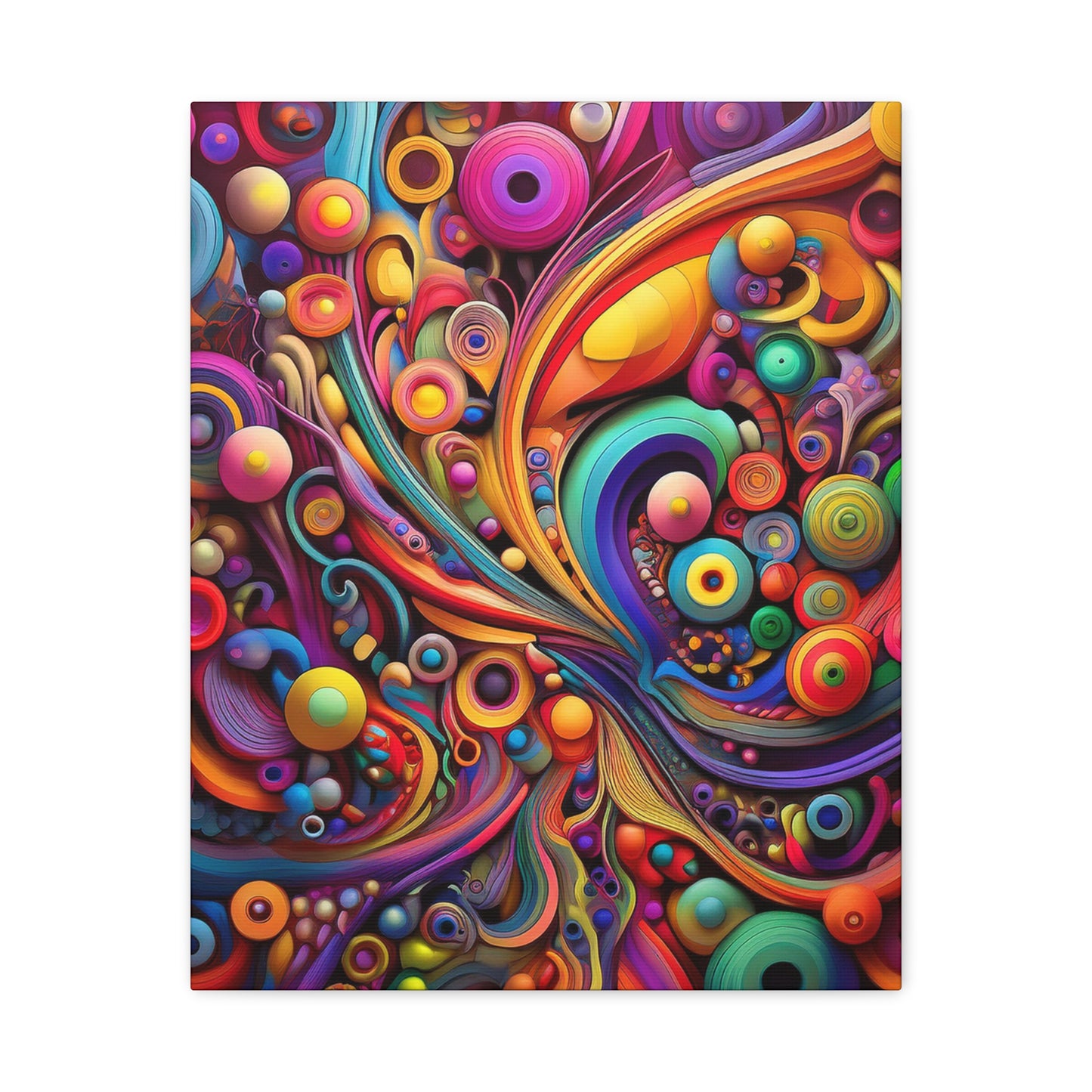 Psychedelic Dream Canvas Wall Art - Colorful Home Decor