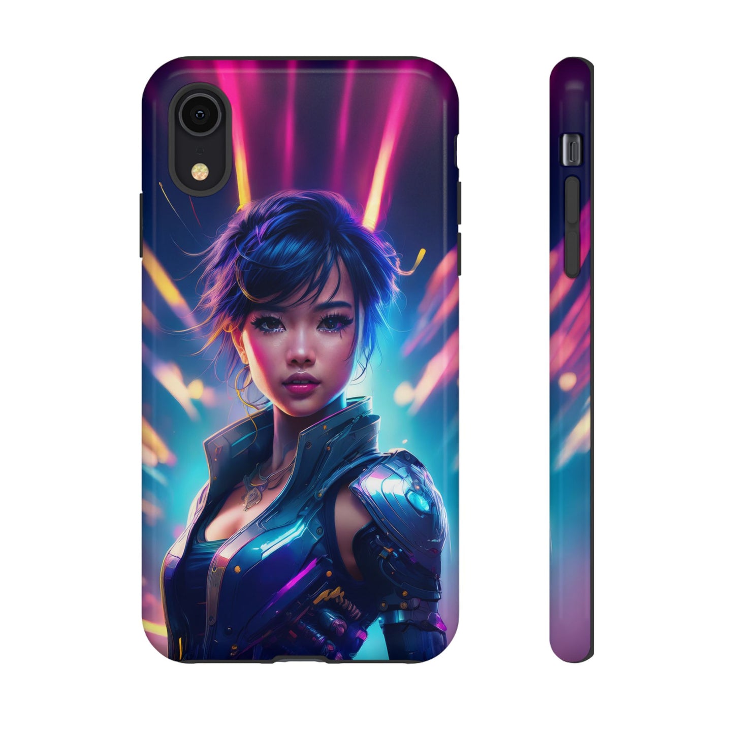 Futuristic Cyberpunk Female Cell Phone Case 024