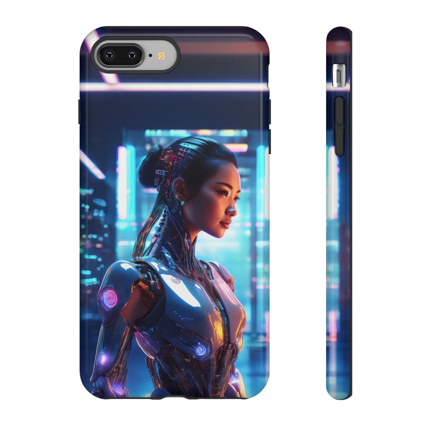 Futuristic Human Android Hybrid Cell Phone Case 013