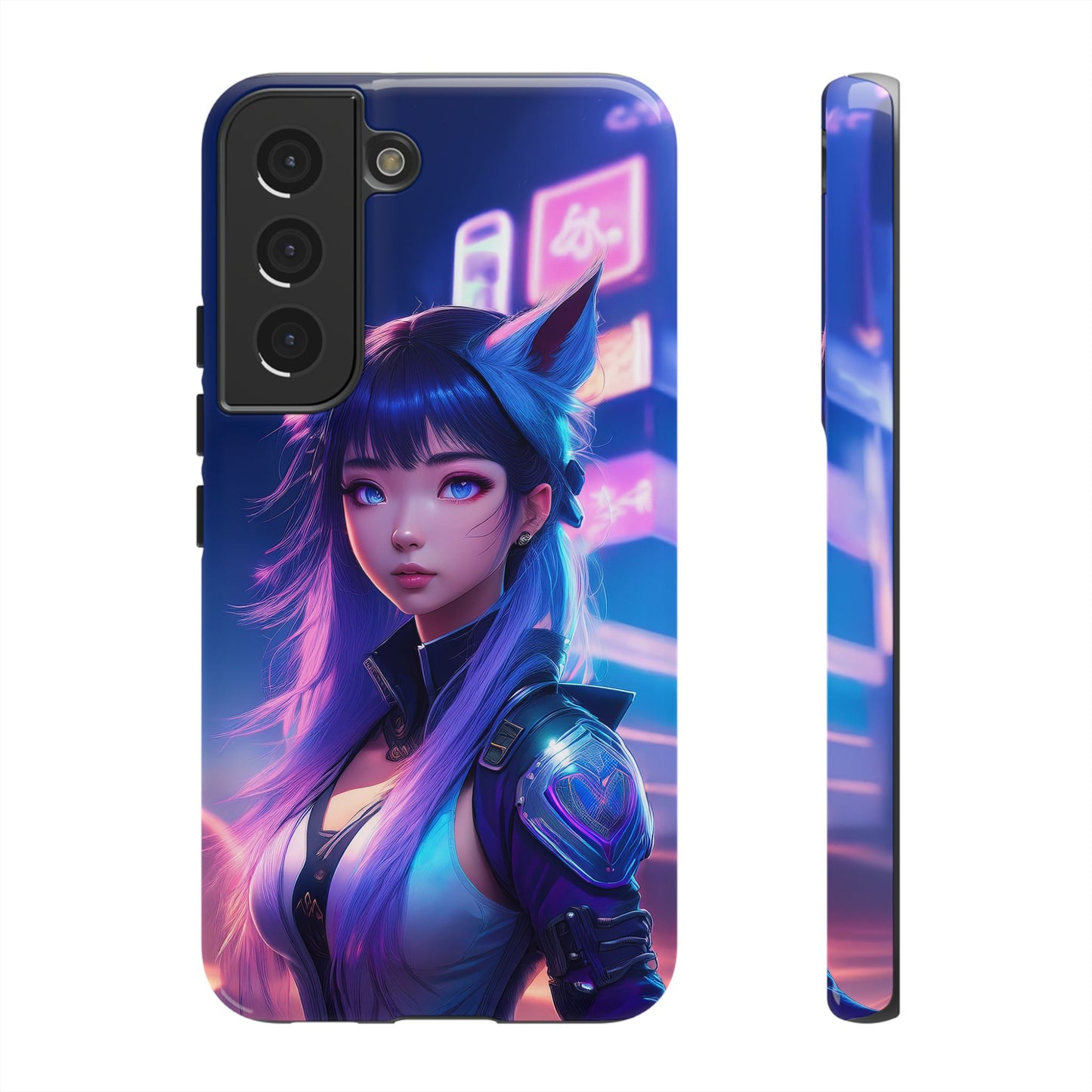 Futuristic Cyberpunk Female Cell Phone Case 010