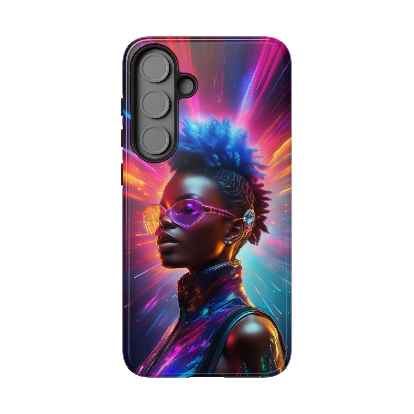 Futuristic Cyberpunk Female Cell Phone Case 026