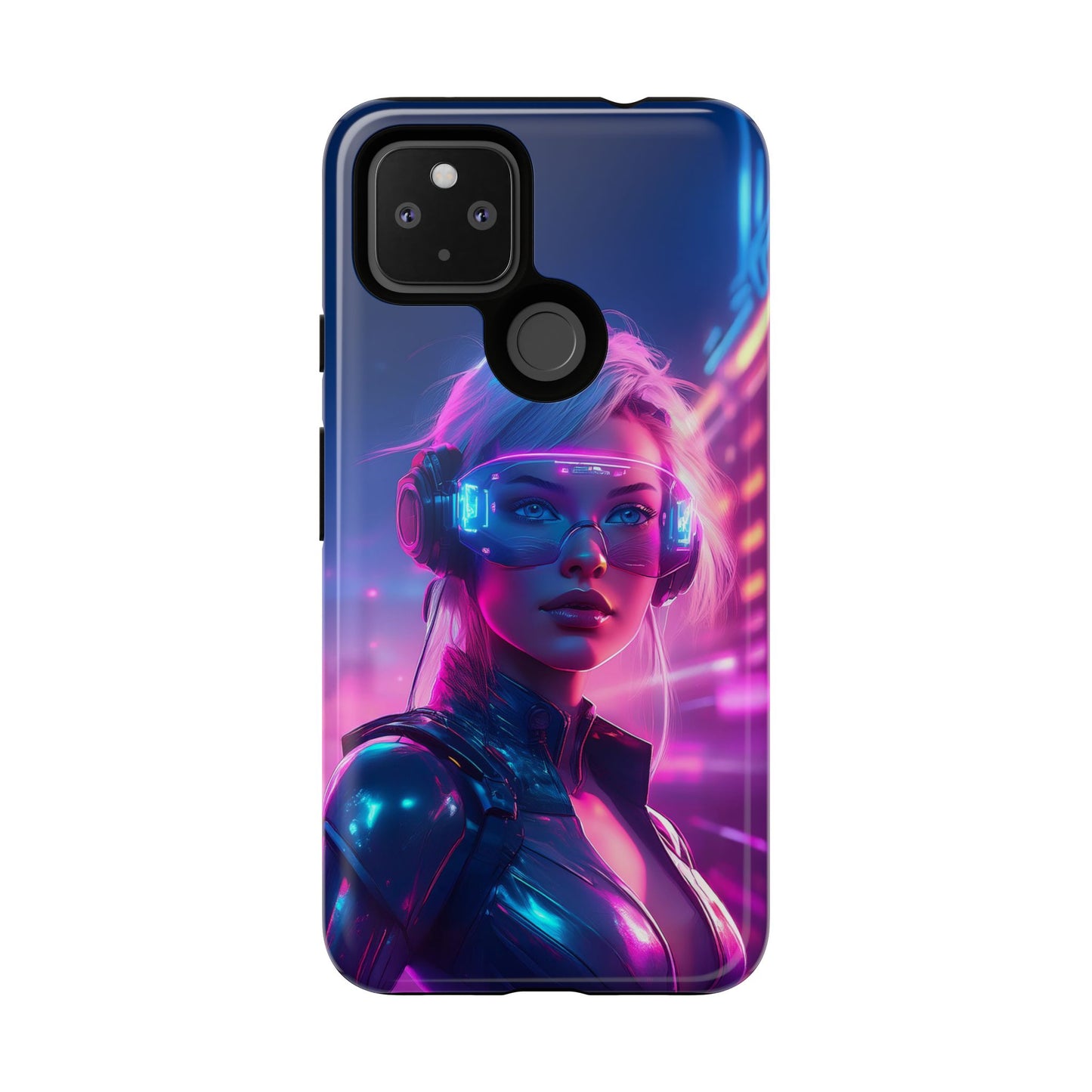 Futuristic Cyberpunk Female Cell Phone Case 029