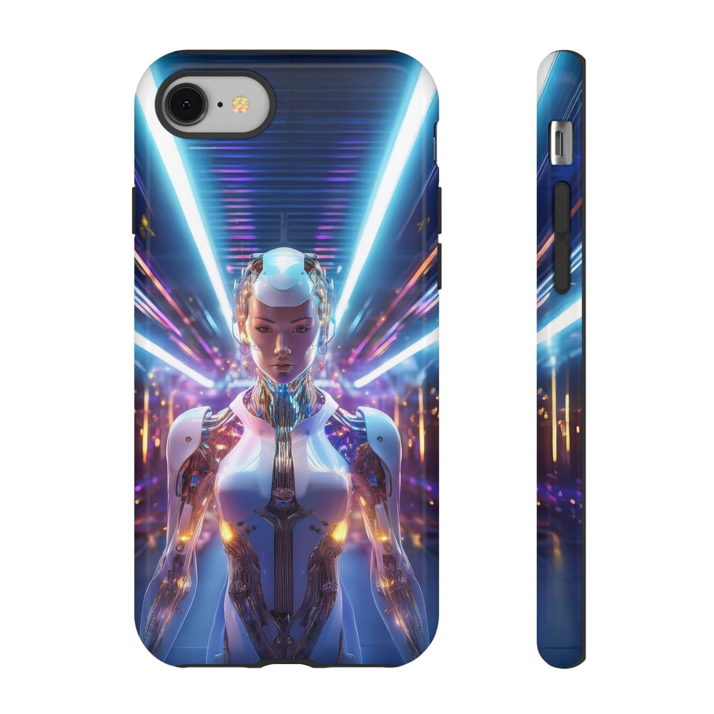 Futuristic Human Android Hybrid Cell Phone Case 007