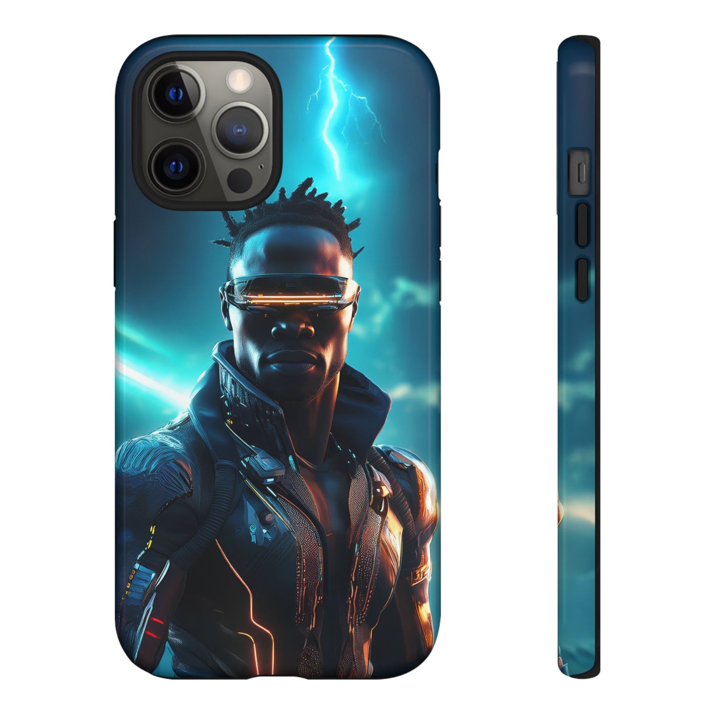 Futuristic Cyberpunk Male Cell Phone Case 014