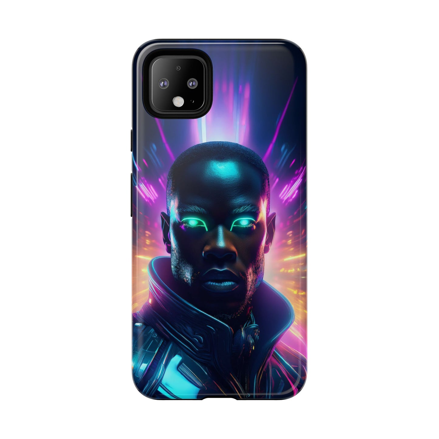 Futuristic Cyberpunk Male Cell Phone Case 022