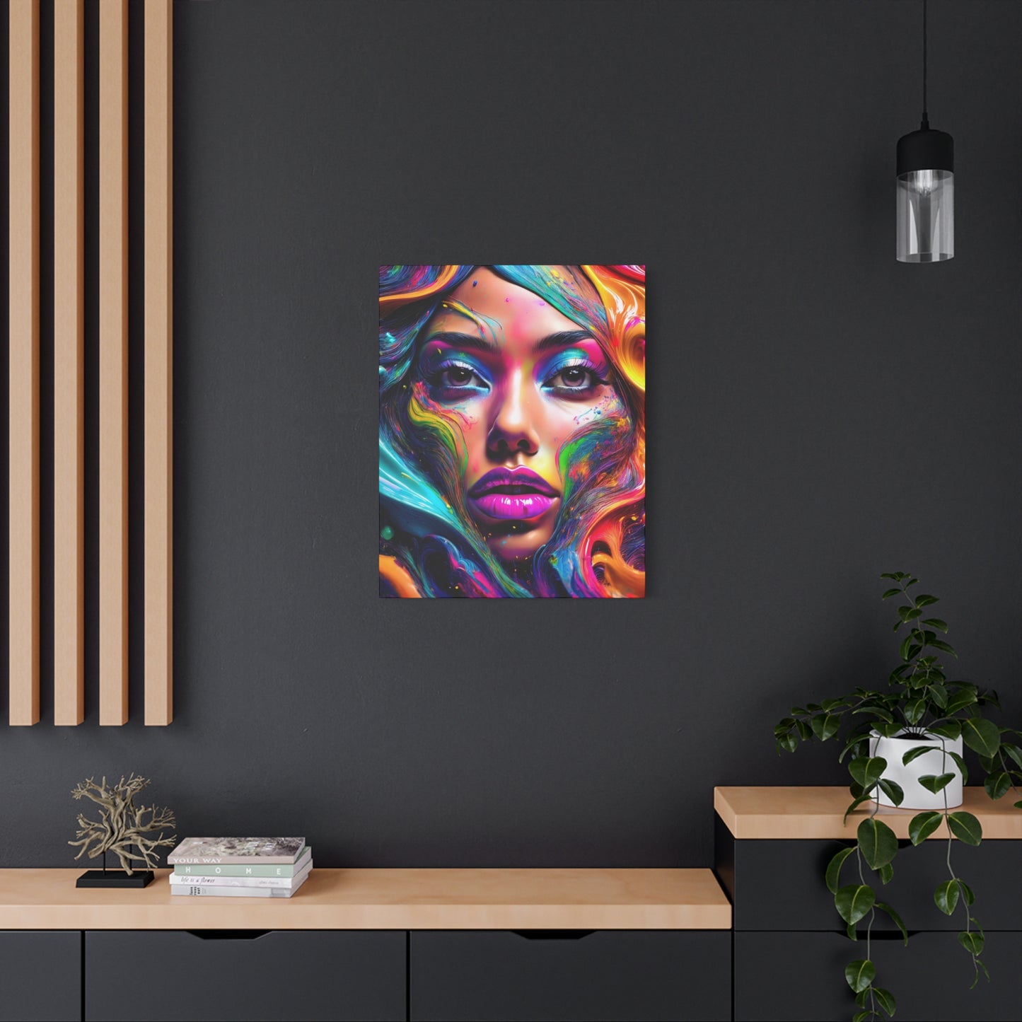 Painted Beauty 012 Canvas Wall Art