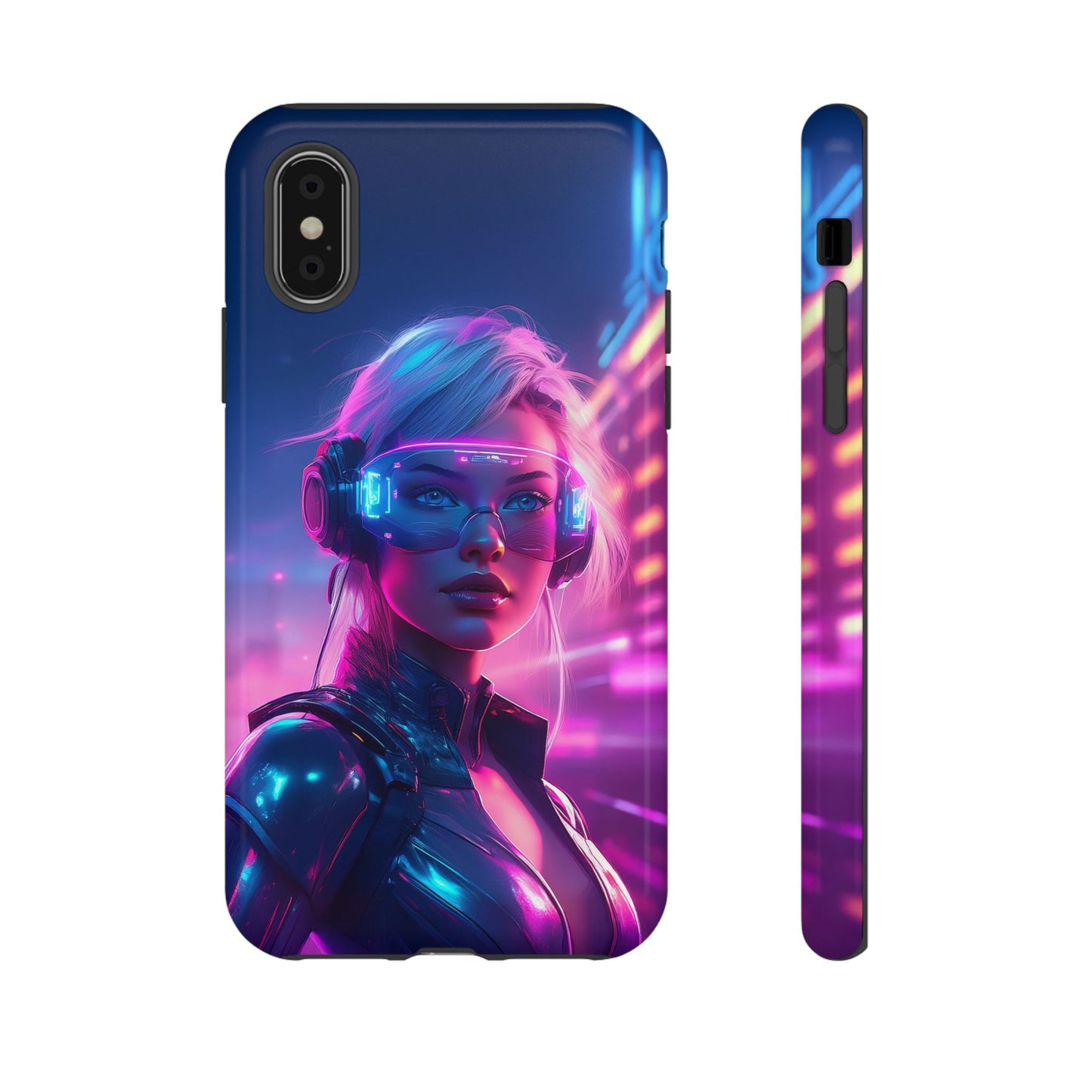 Futuristic Cyberpunk Female Cell Phone Case 029