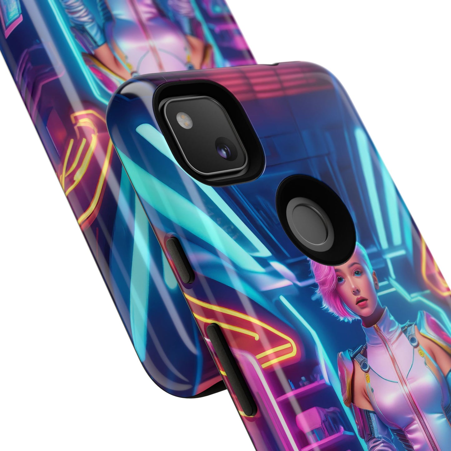 Futuristic Cyberpunk Female Cell Phone Case 002