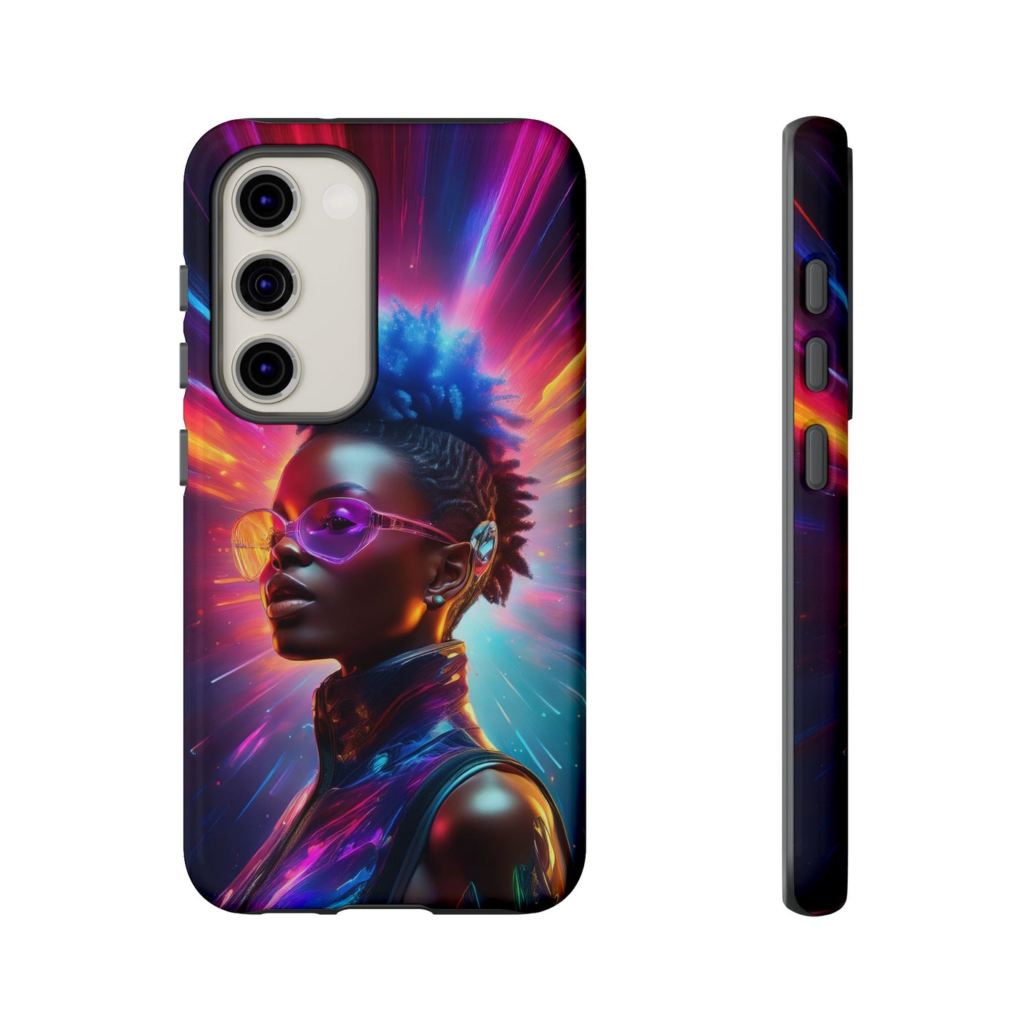 Futuristic Cyberpunk Female Cell Phone Case 026