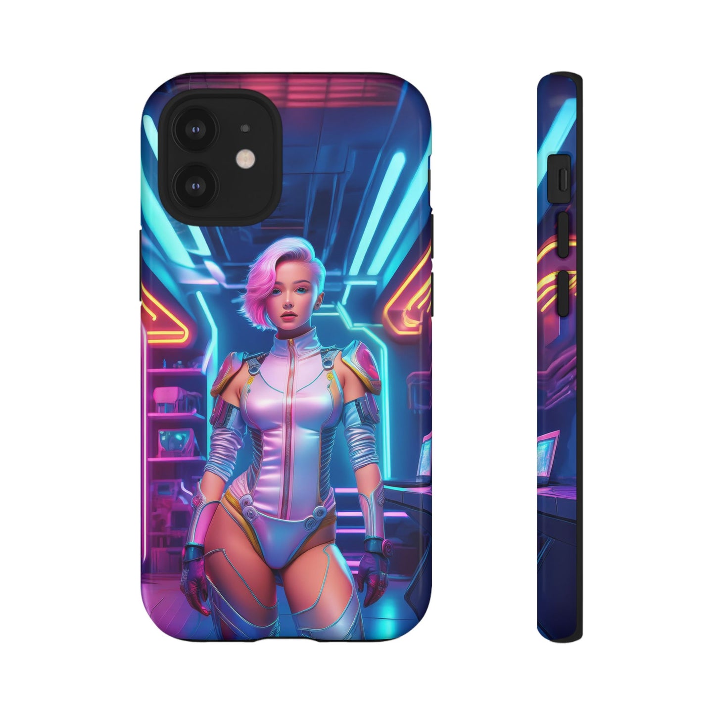 Futuristic Cyberpunk Female Cell Phone Case 002