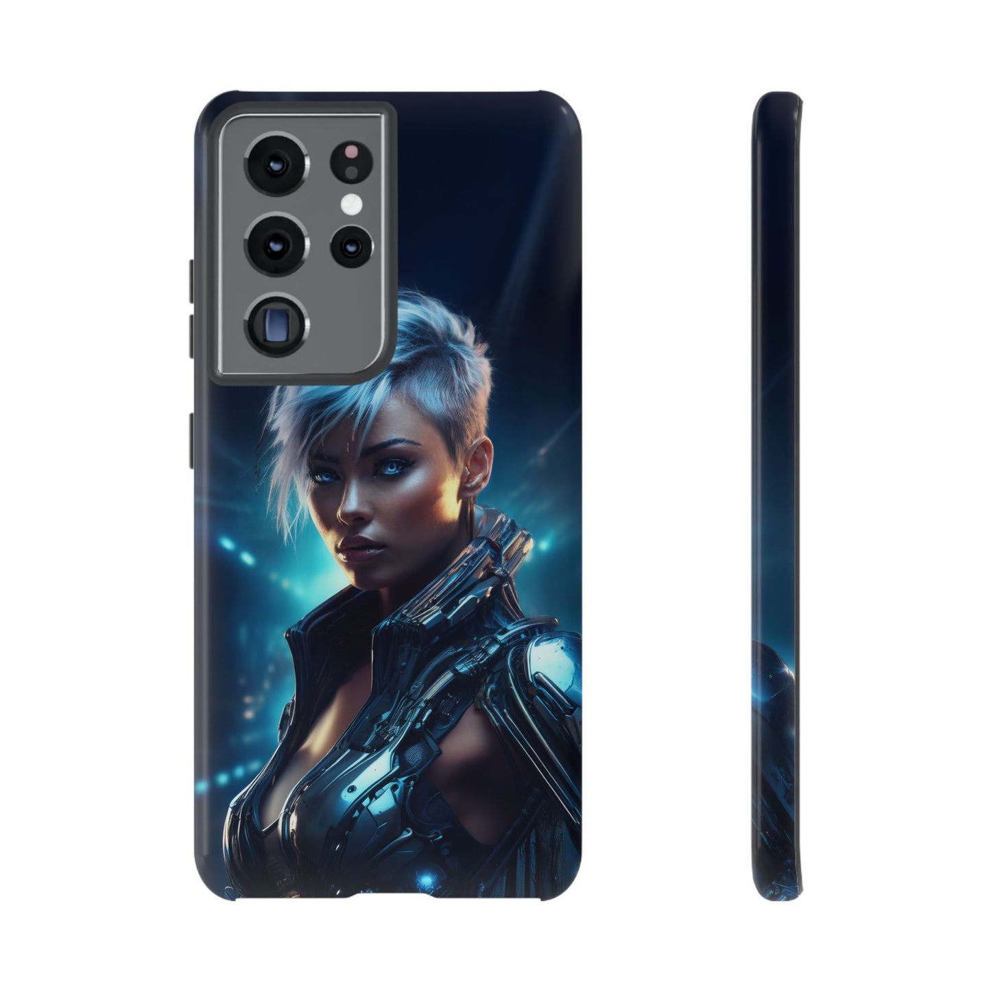 Futuristic Cyberpunk Female Cell Phone Case 027