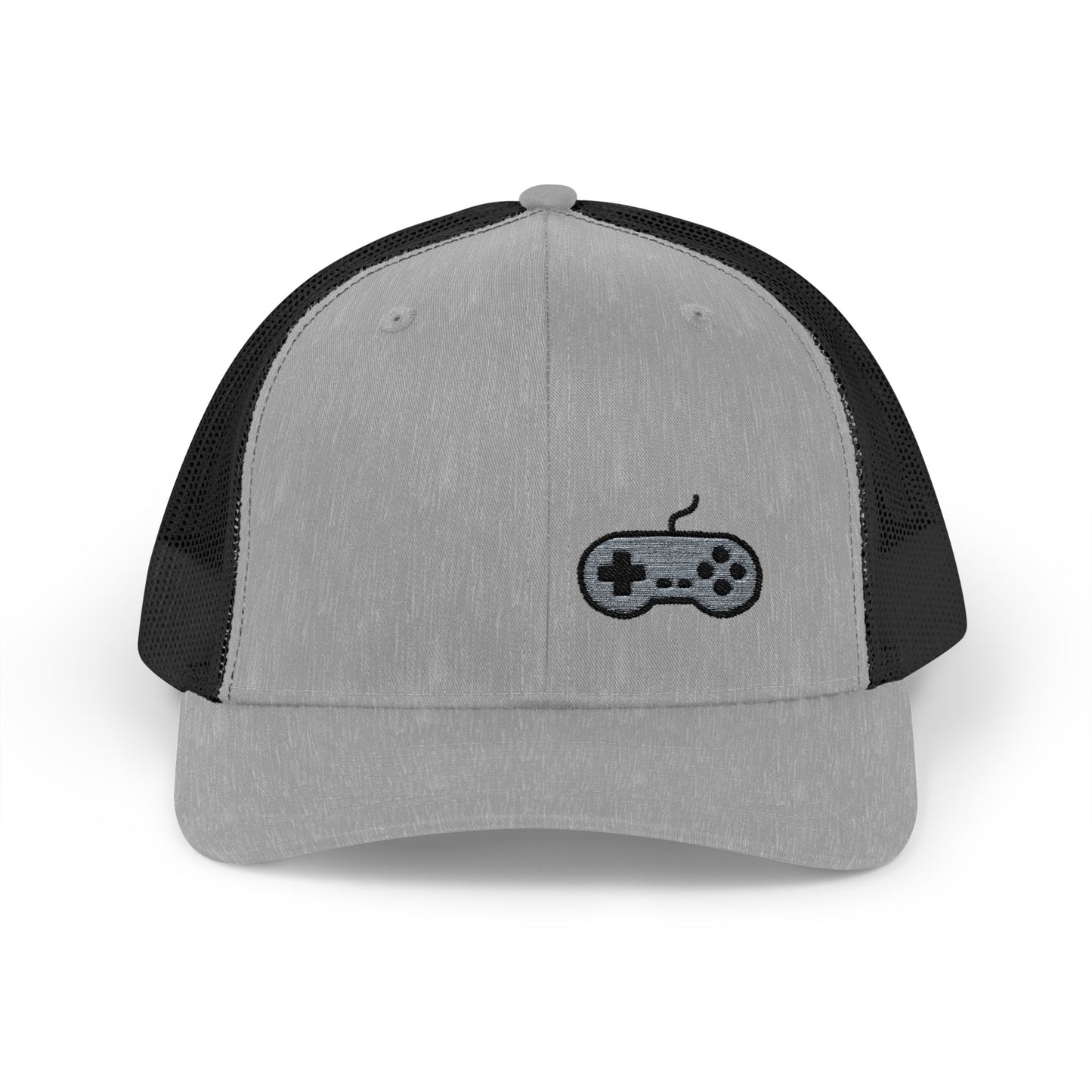 Retro Game Controller Trucker Hat – Embroidered Gamer Hat for Vintage Video Game Lovers and 90s Nostalgia