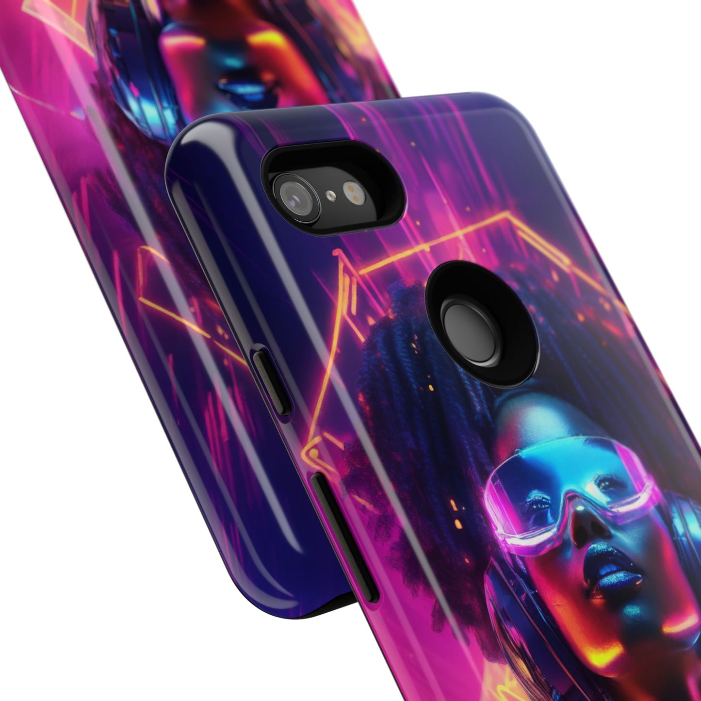 Futuristic Cyberpunk Female Cell Phone Case 030