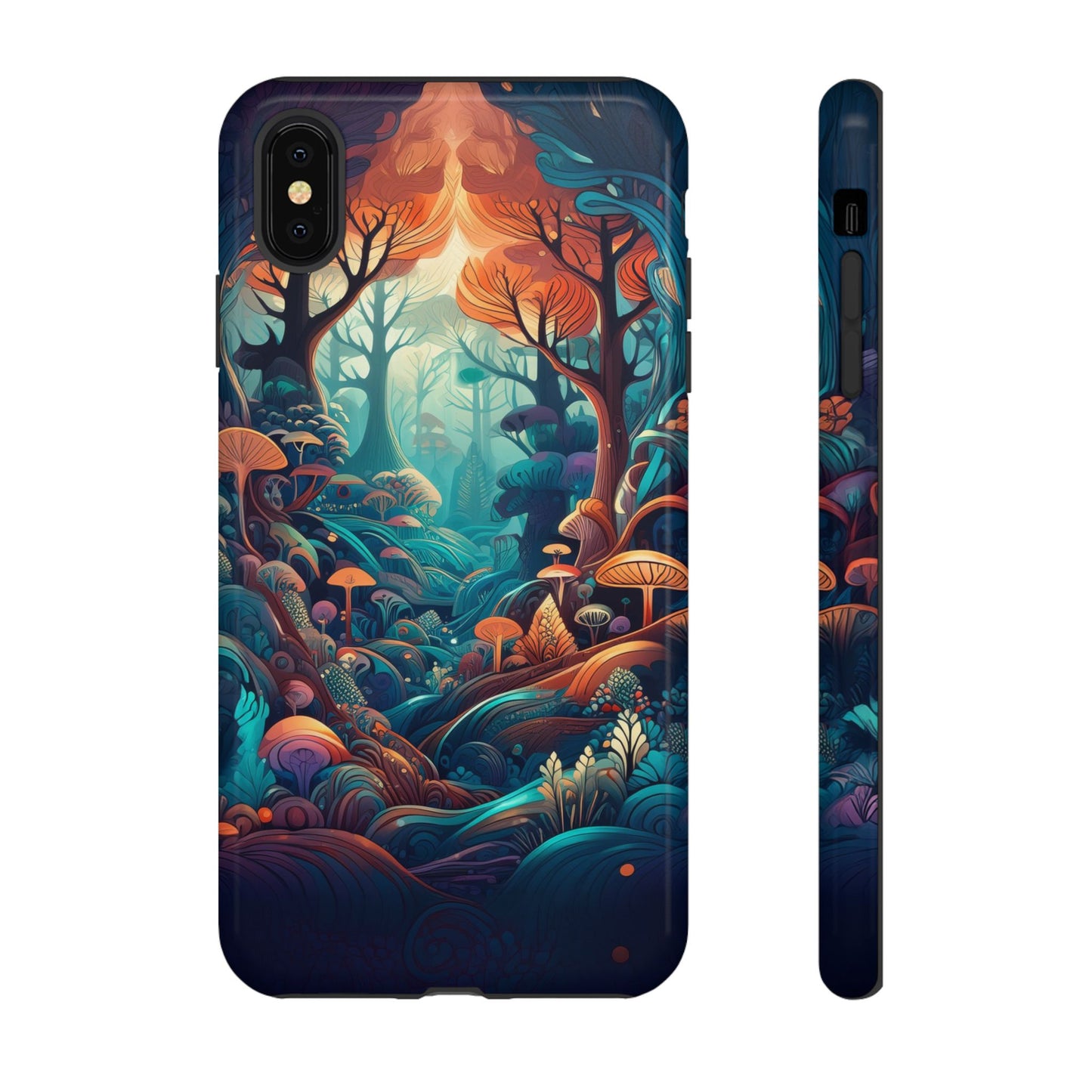 Mystical Forest, Paper Art Style Tough Cases