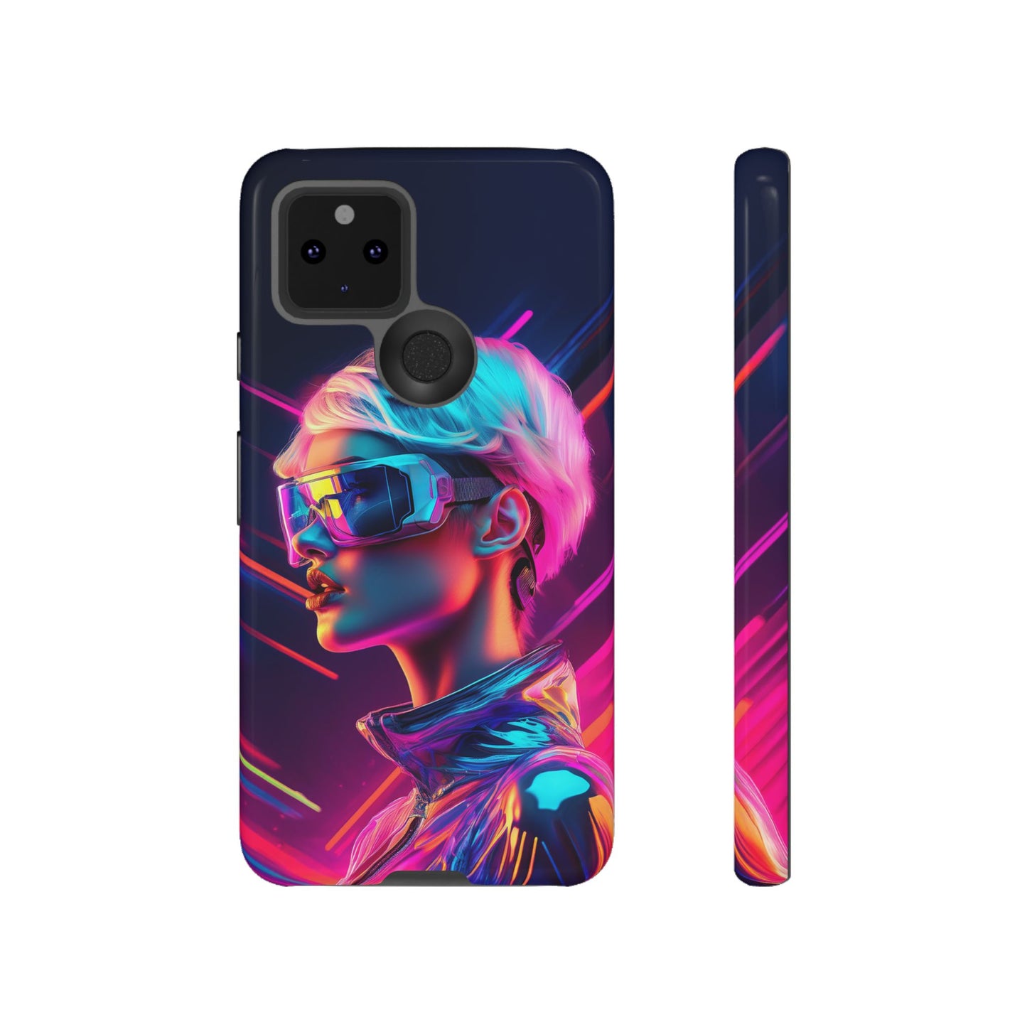 Futuristic Cyberpunk Female Cell Phone Case 031