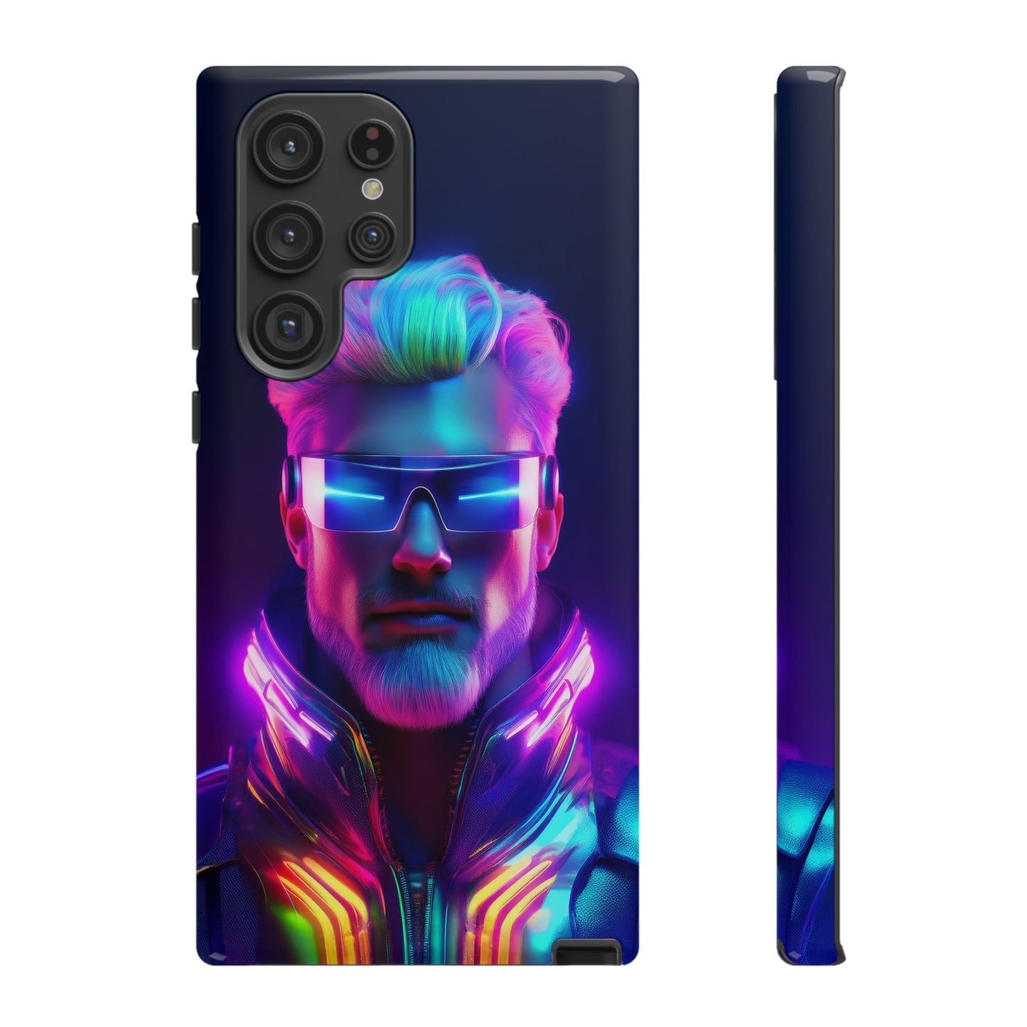 Futuristic Cyberpunk Male Cell Phone Case 026