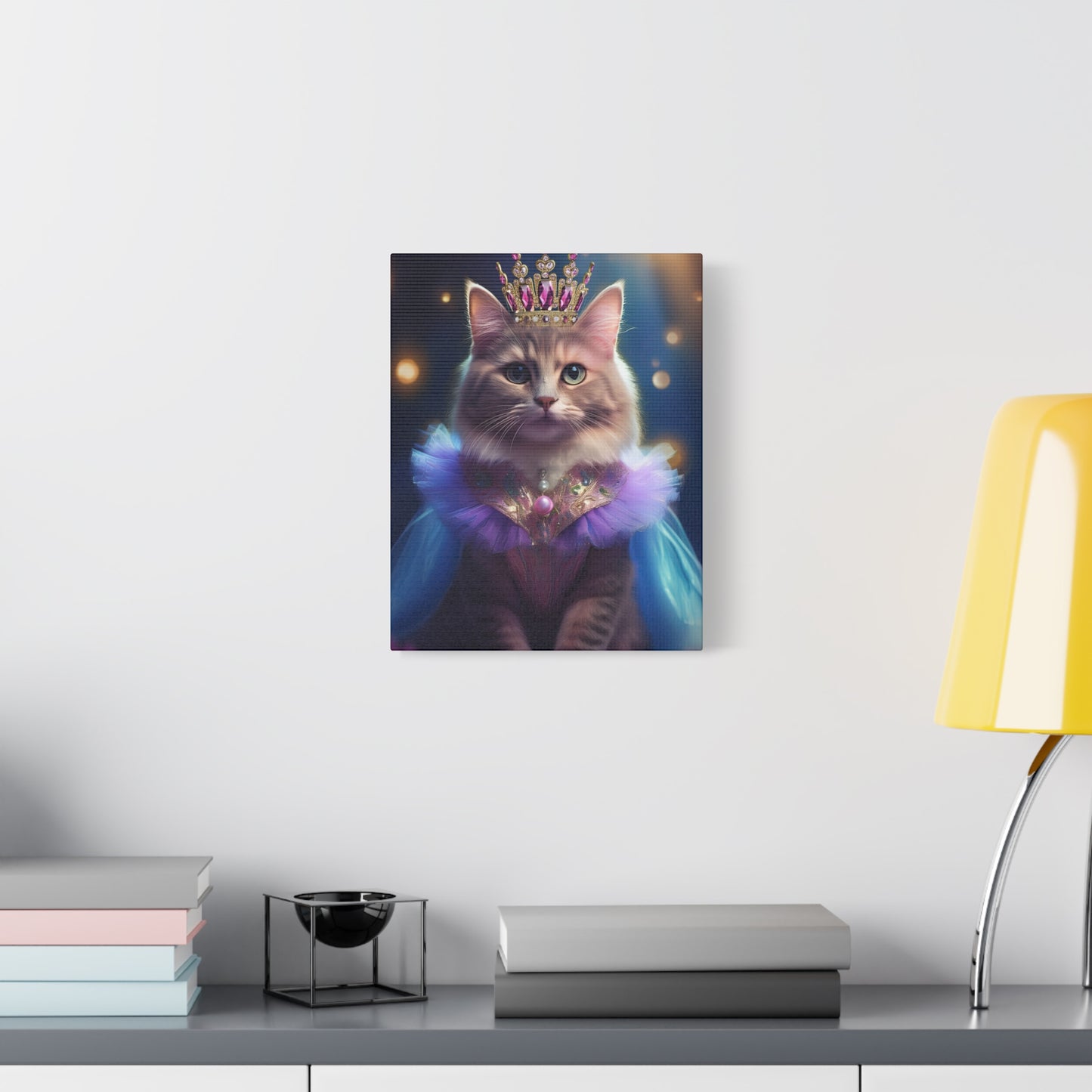 Meowgical Fairy Purrincess Canvas Art | Stretched Matte Wall Decor 003