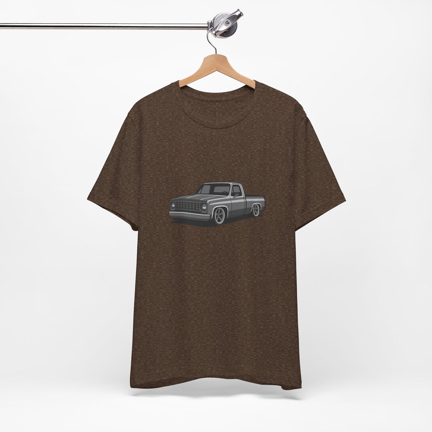 Classic Truck Graphic Tee Dark Theme – Vintage Pickup Vector Design for Car Enthusiasts