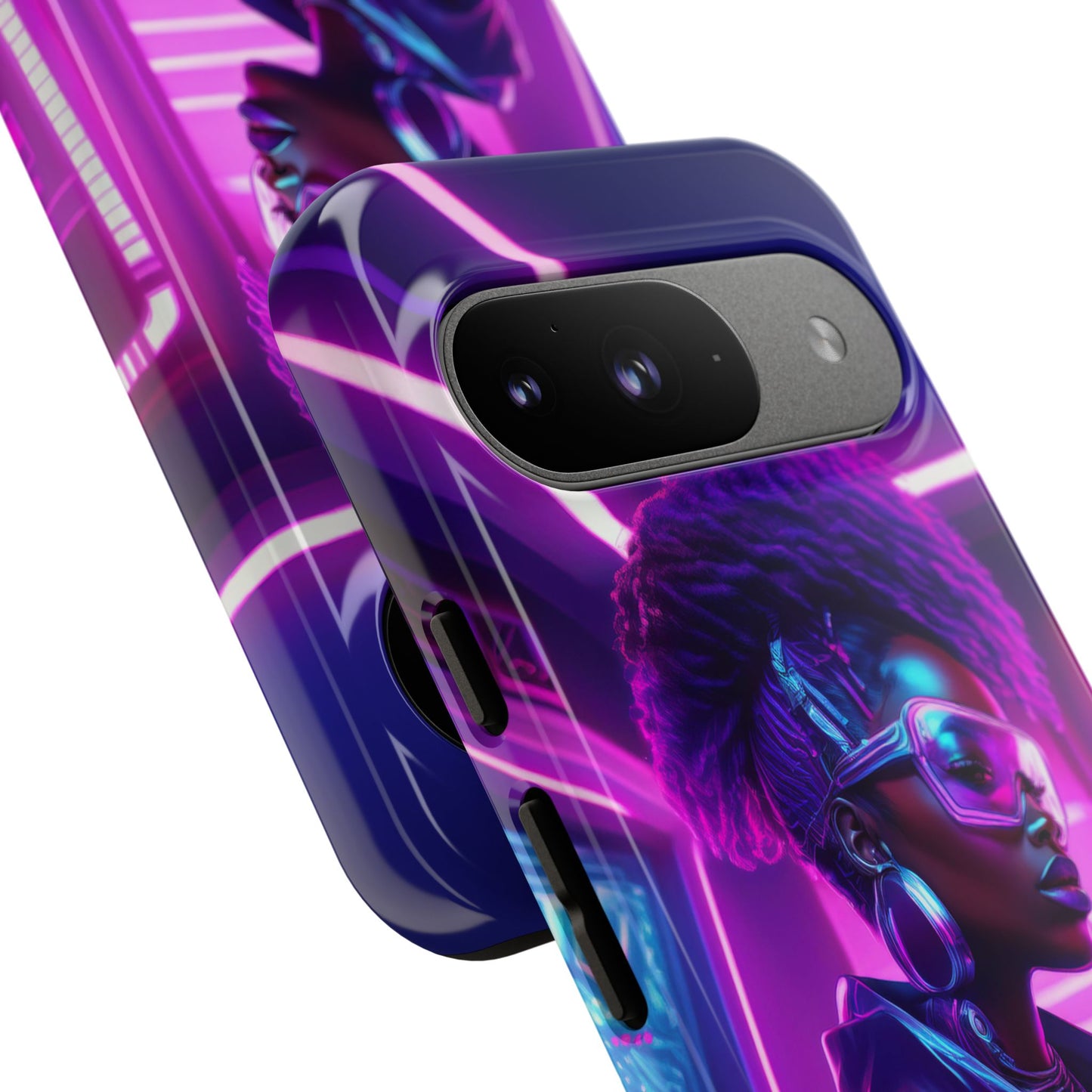 Futuristic Cyberpunk Female Cell Phone Case 004