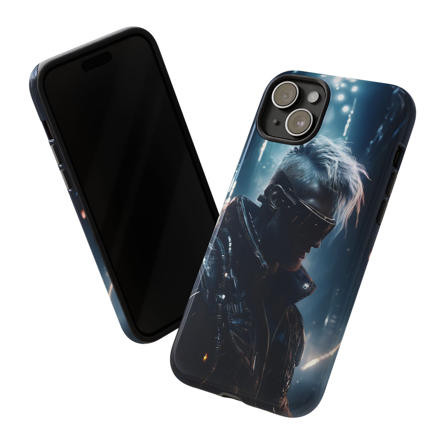 Futuristic Cyberpunk Male Cell Phone Case 025