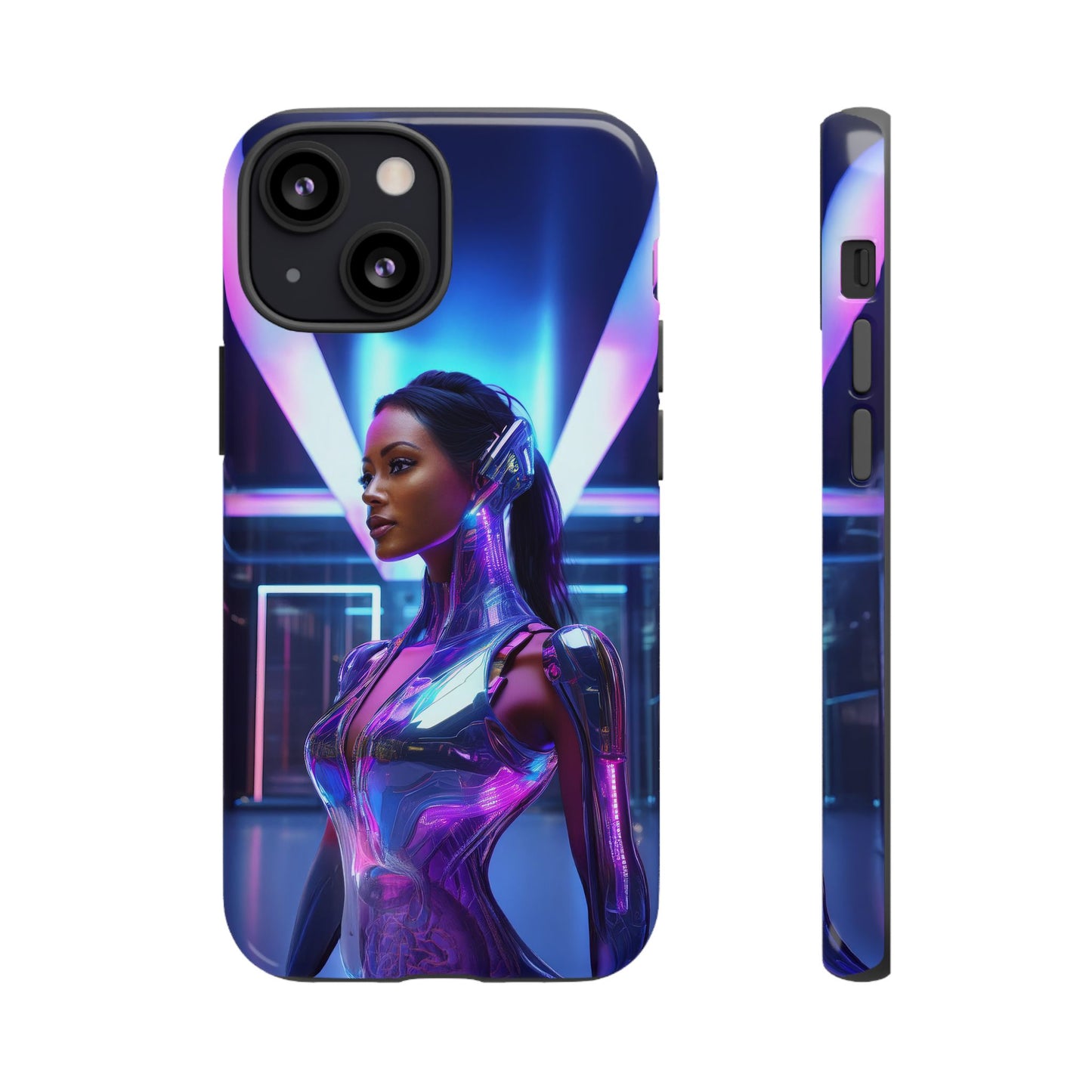 Futuristic Human Android Hybrid Cell Phone Case 017