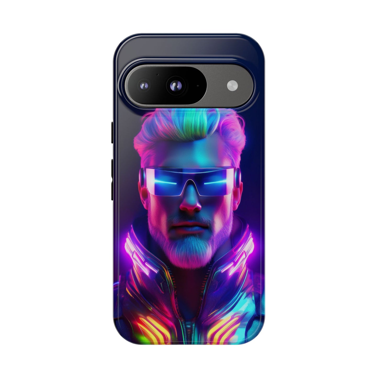 Futuristic Cyberpunk Male Cell Phone Case 026