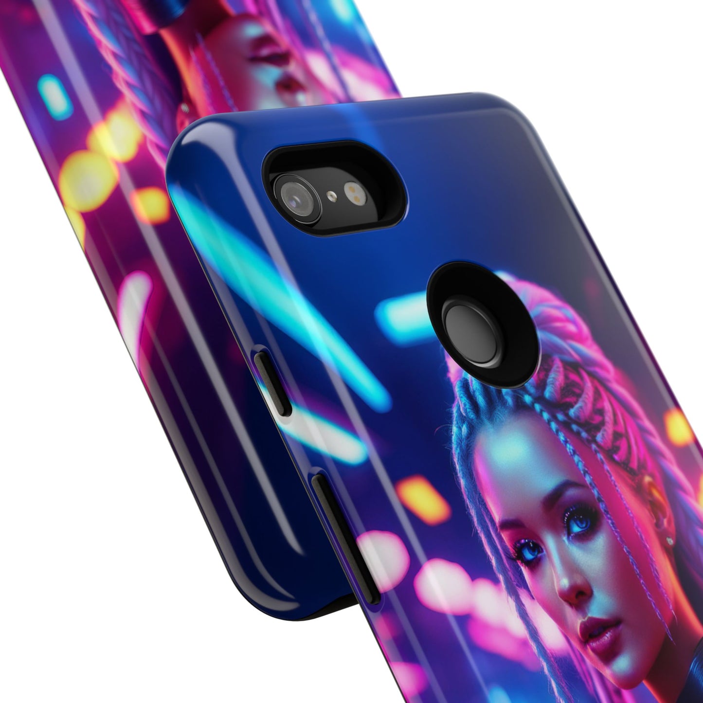 Futuristic Cyberpunk Female Cell Phone Case 007