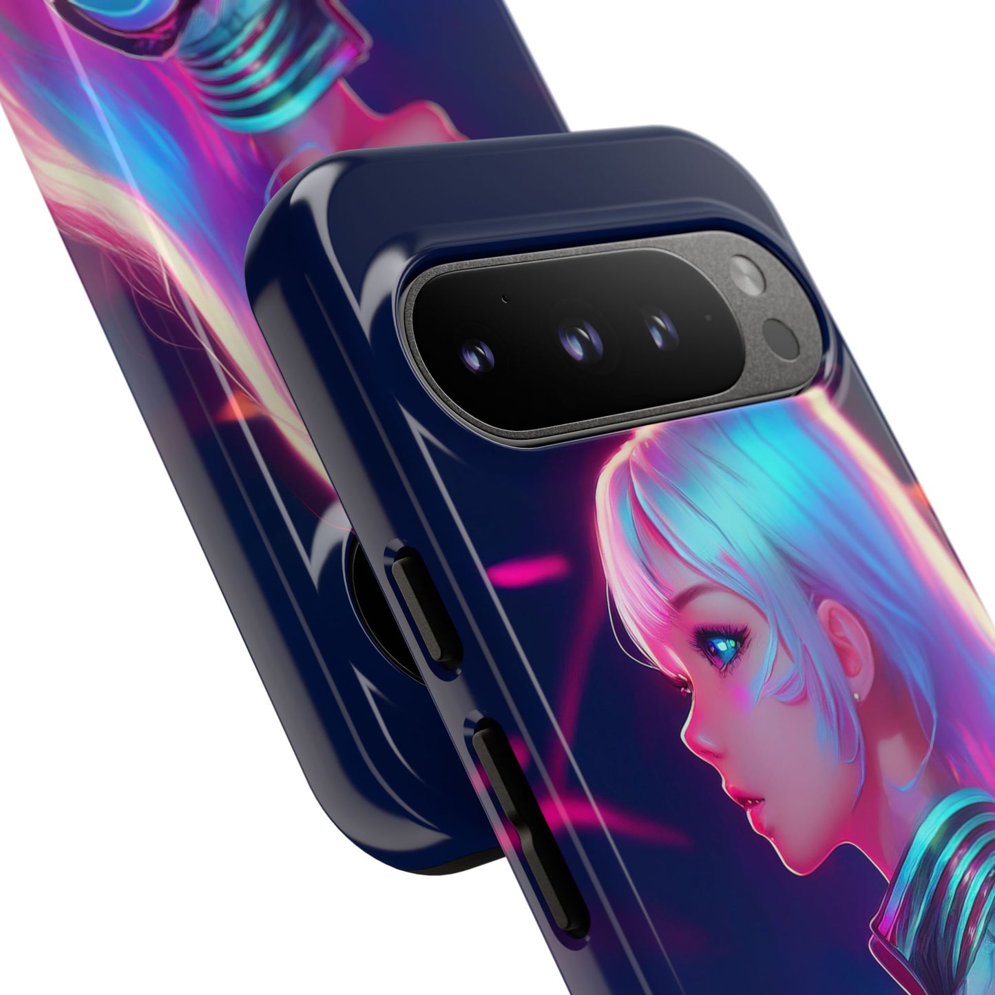 Futuristic Cyberpunk Female Cell Phone Case 009