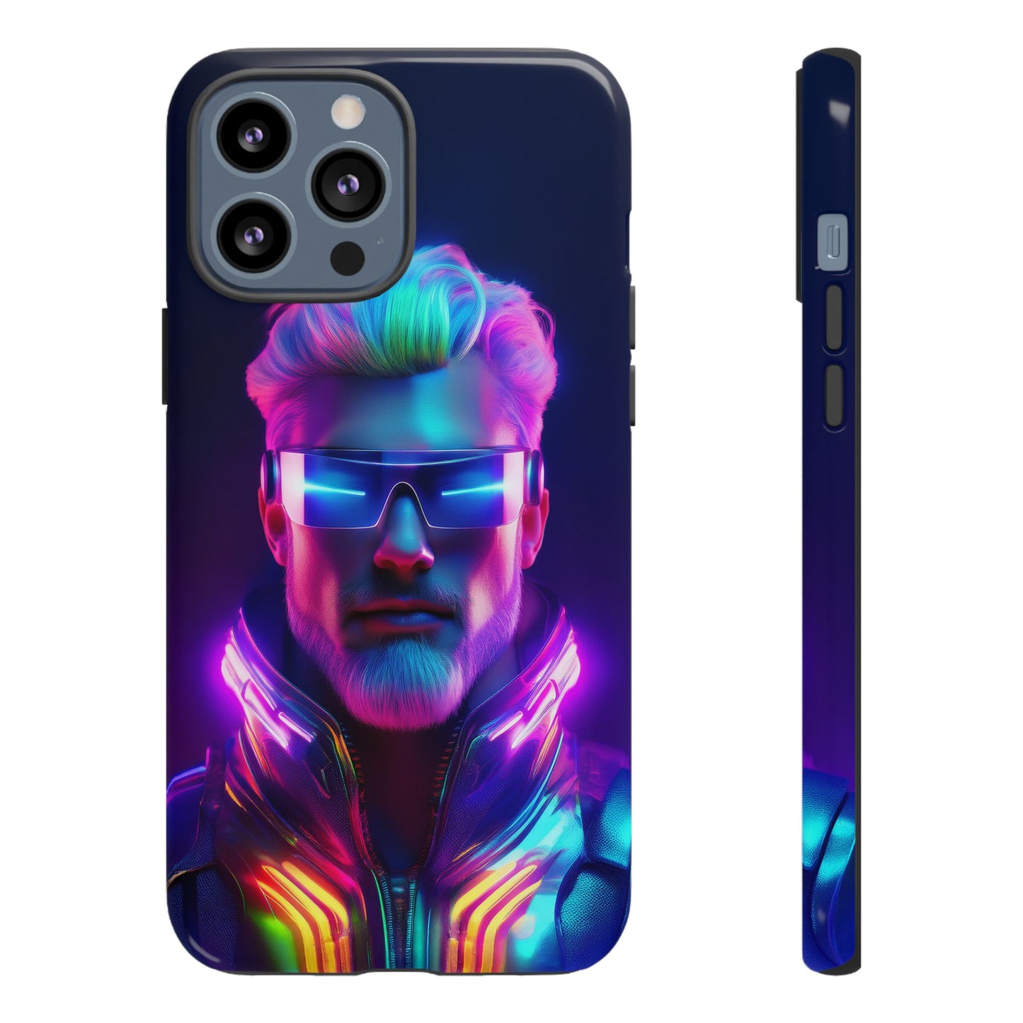 Futuristic Cyberpunk Male Cell Phone Case 026