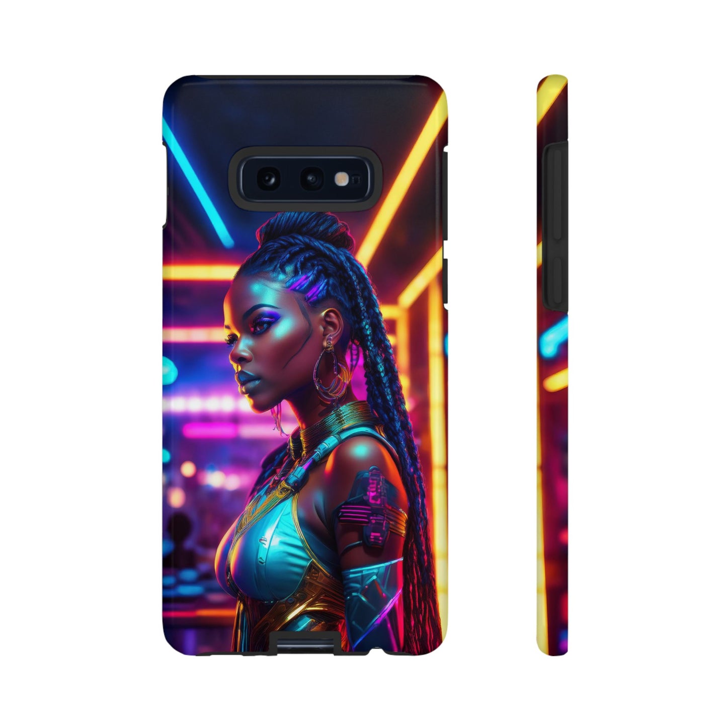 Futuristic Cyberpunk Female Cell Phone Case 006