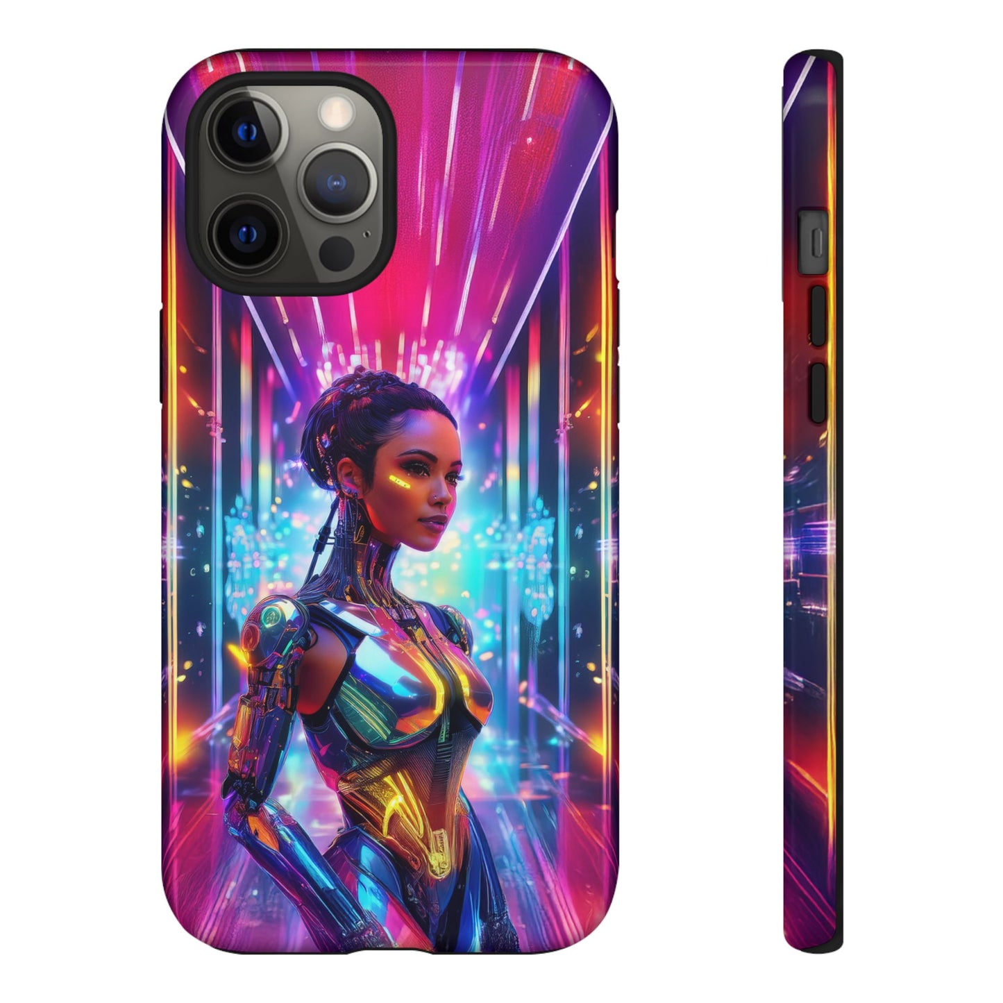 Futuristic Human Android Hybrid Cell Phone Case 006