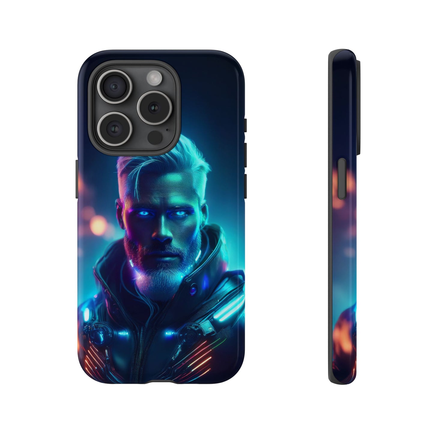 Futuristic Cyberpunk Male Cell Phone Case 023