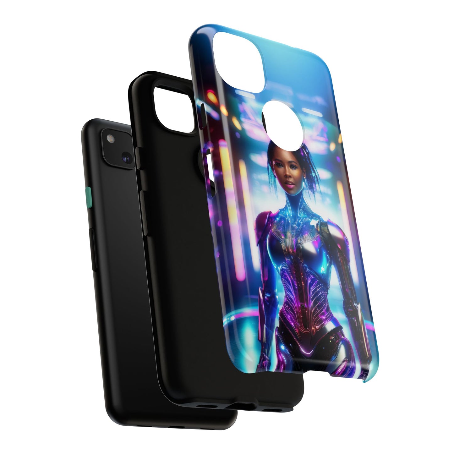 Futuristic Human Android Hybrid Cell Phone Case 009