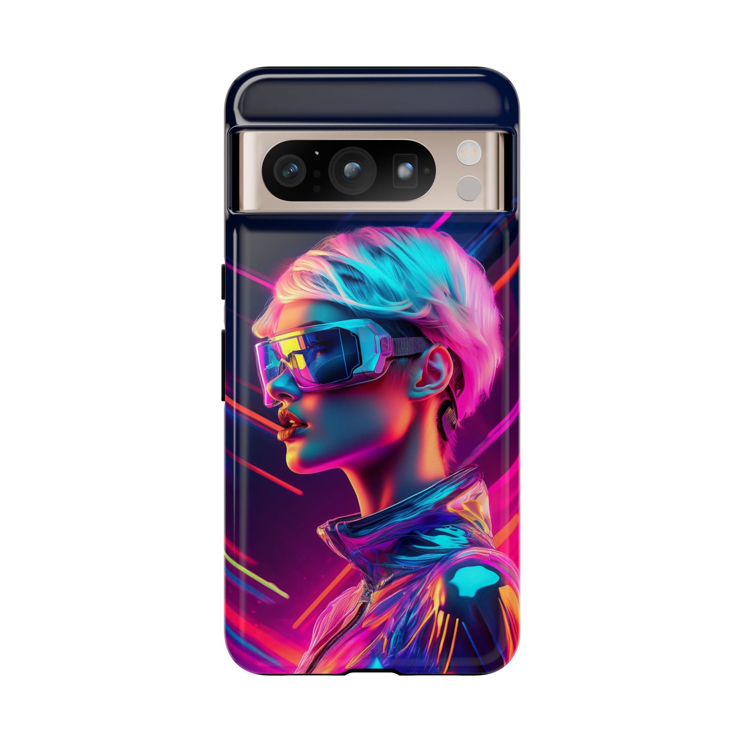 Futuristic Cyberpunk Female Cell Phone Case 031