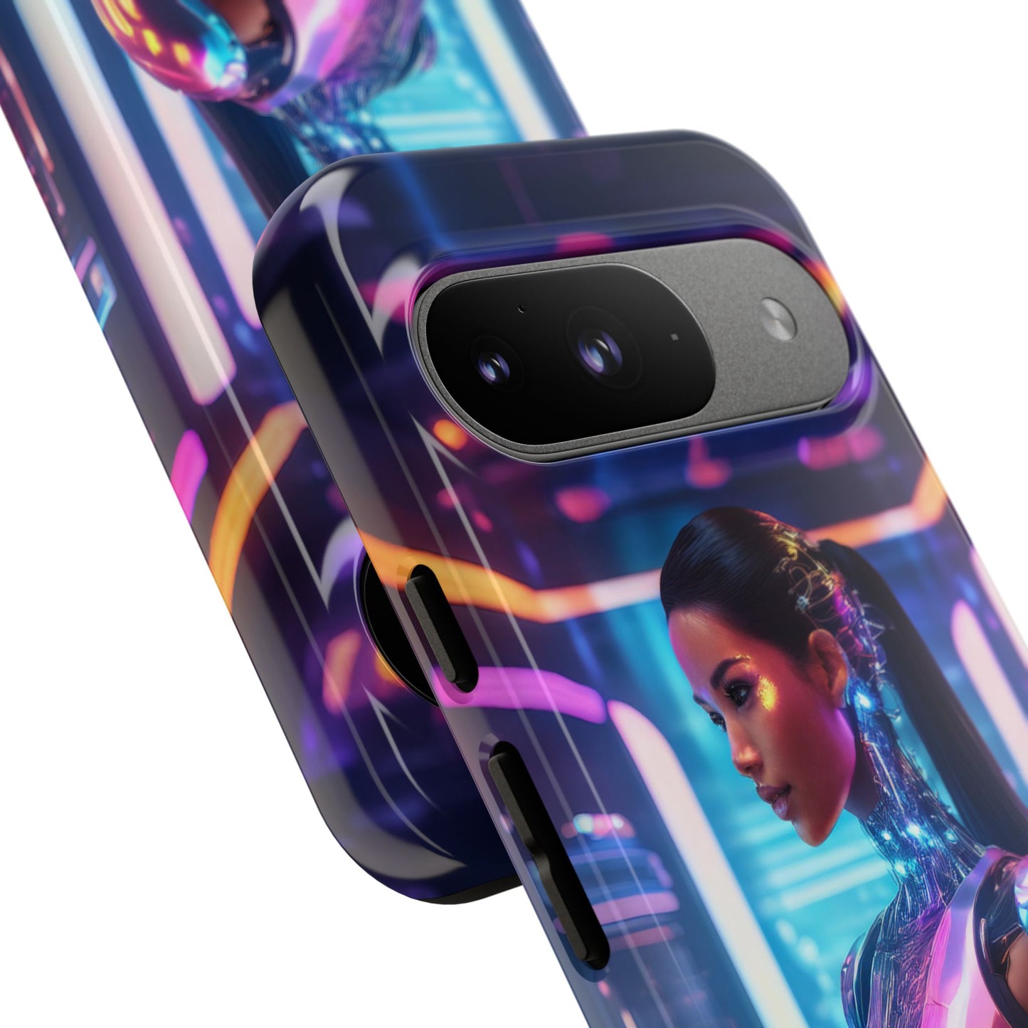 Futuristic Human Android Hybrid Cell Phone Case 016