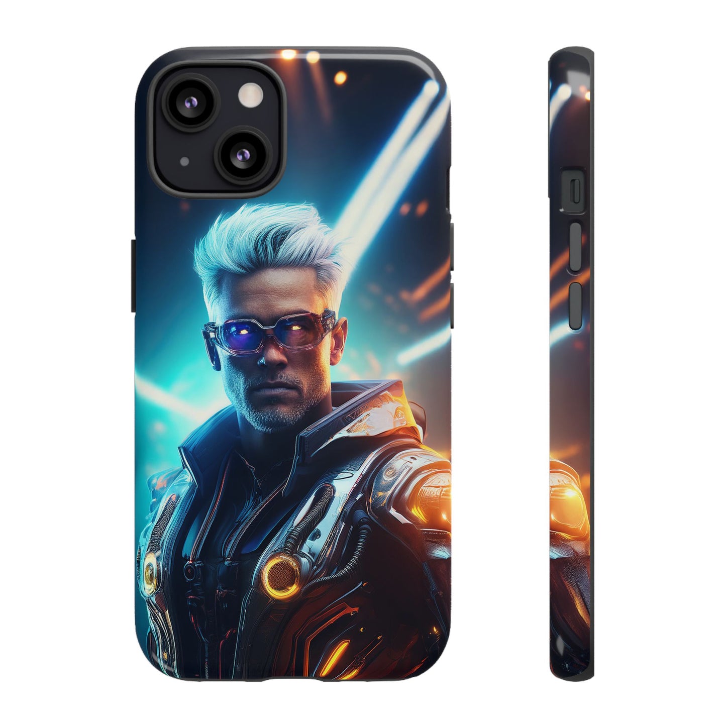 Futuristic Cyberpunk Male Cell Phone Case 013