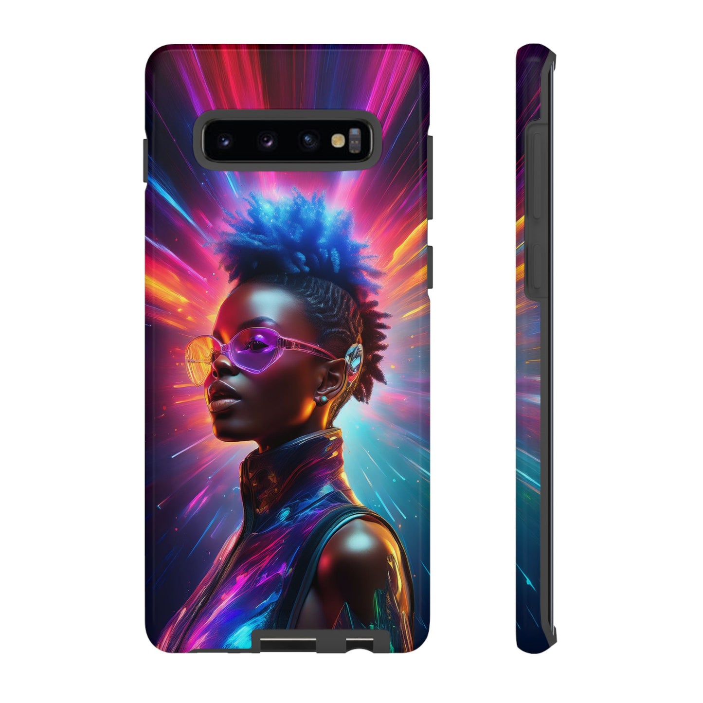 Futuristic Cyberpunk Female Cell Phone Case 026