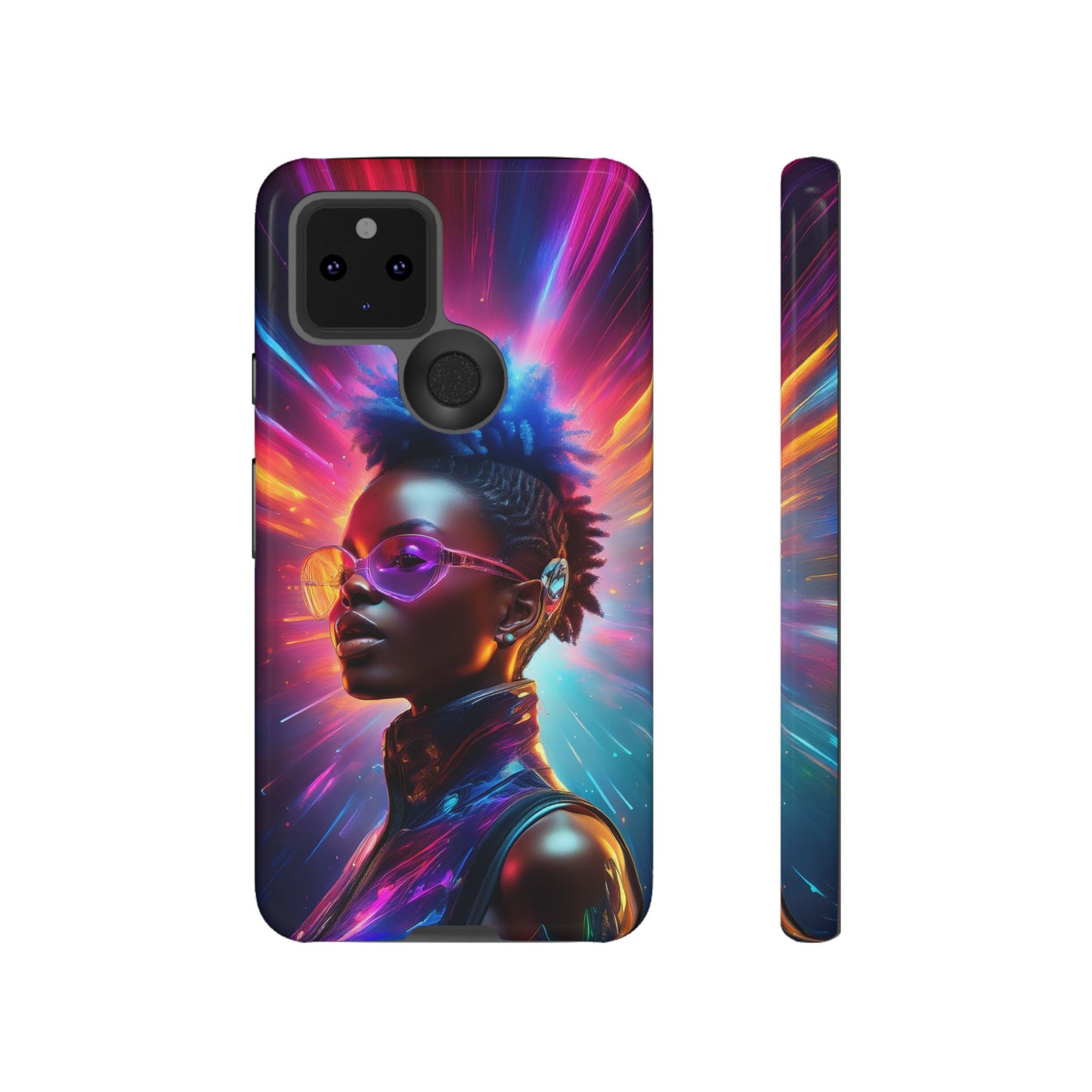 Futuristic Cyberpunk Female Cell Phone Case 026