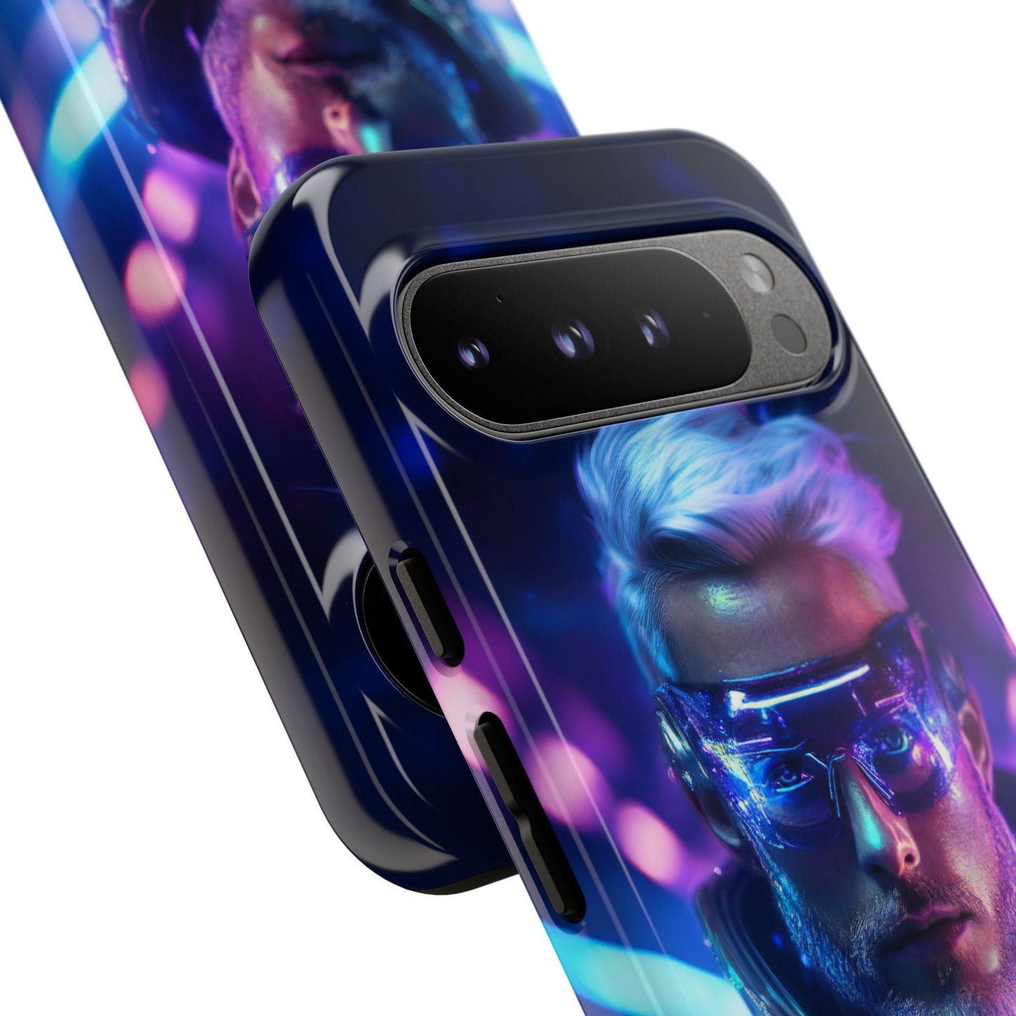 Futuristic Cyberpunk Male Cell Phone Case 020