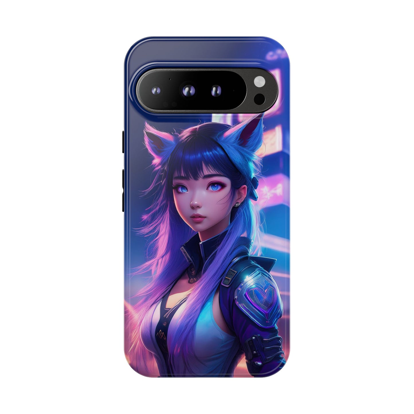 Futuristic Cyberpunk Female Cell Phone Case 010