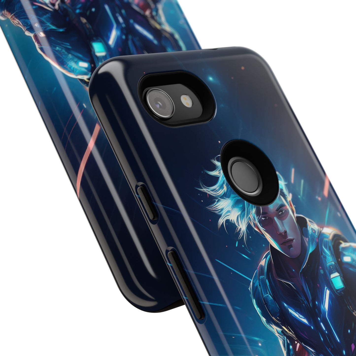 Futuristic Cyberpunk Male Cell Phone Case 024