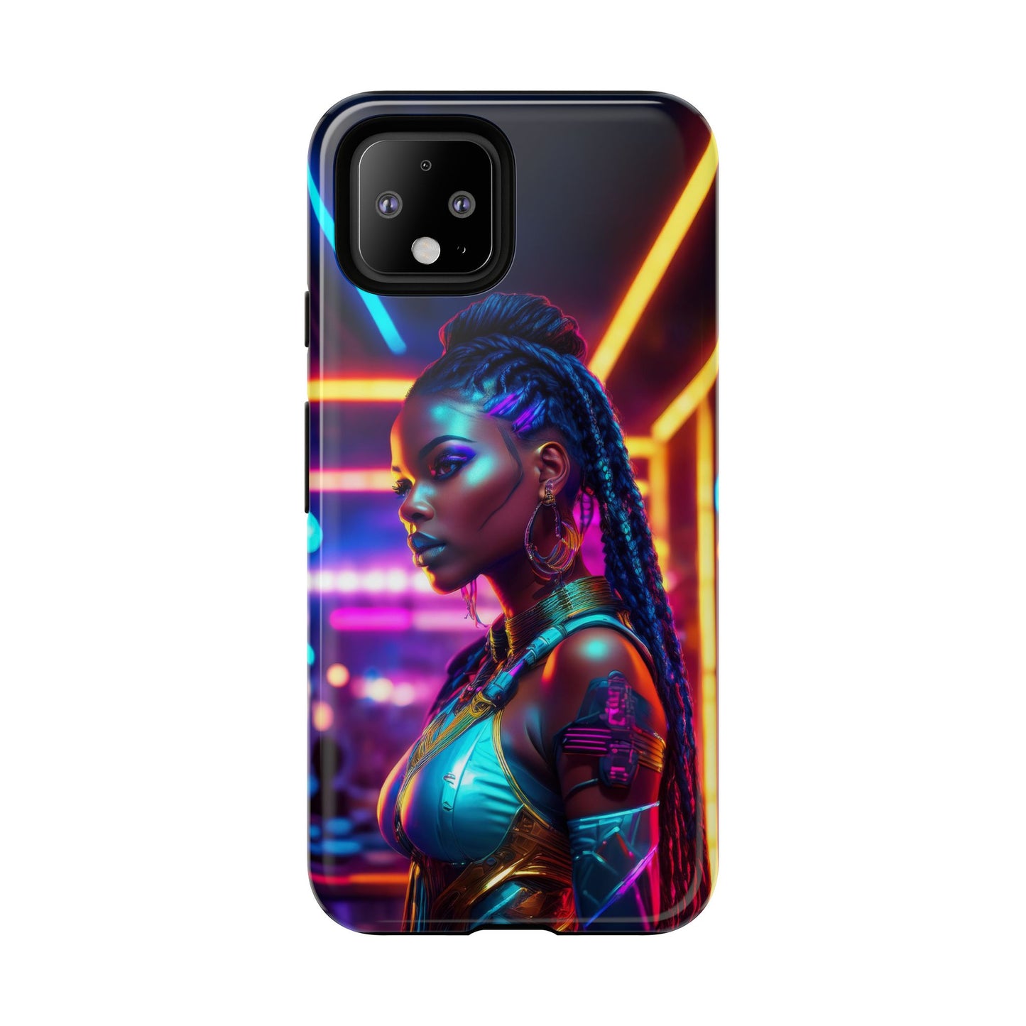 Futuristic Cyberpunk Female Cell Phone Case 006