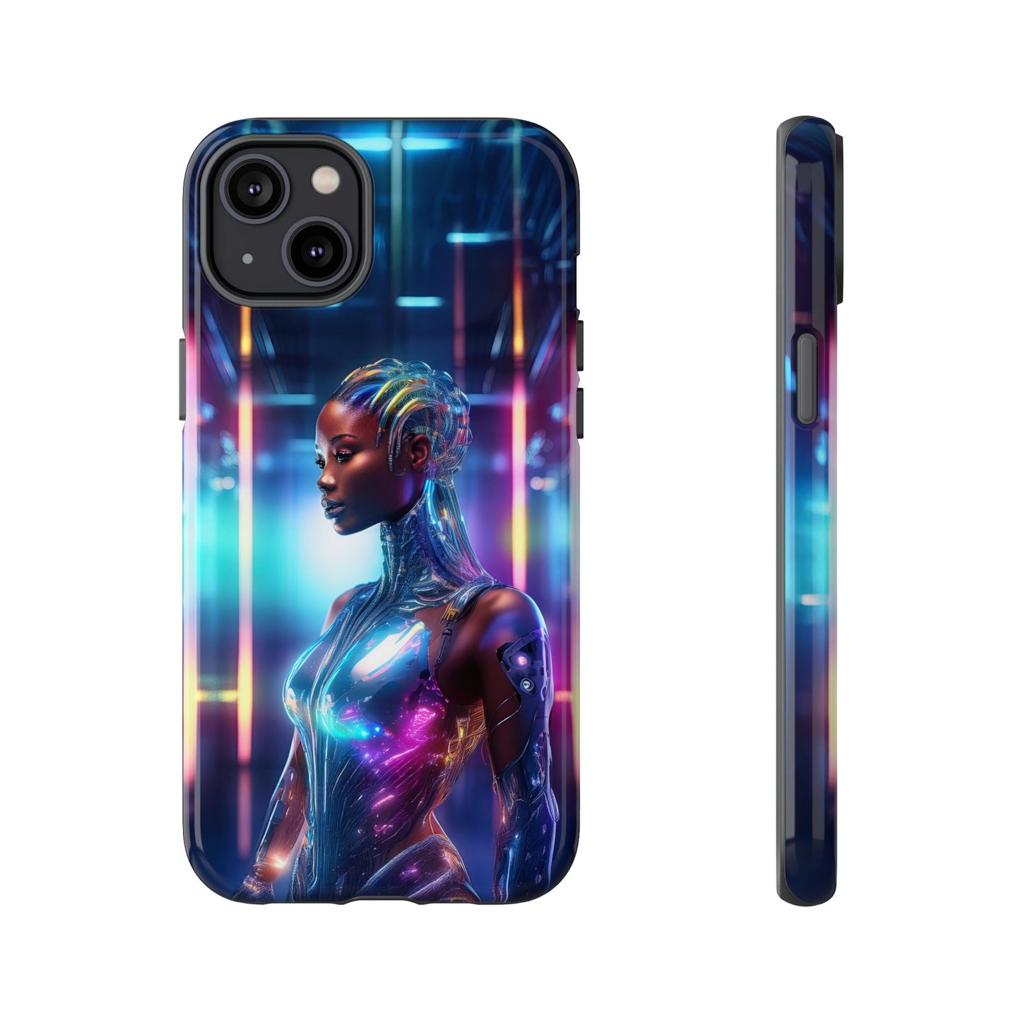 Futuristic Human Android Hybrid Cell Phone Case 014