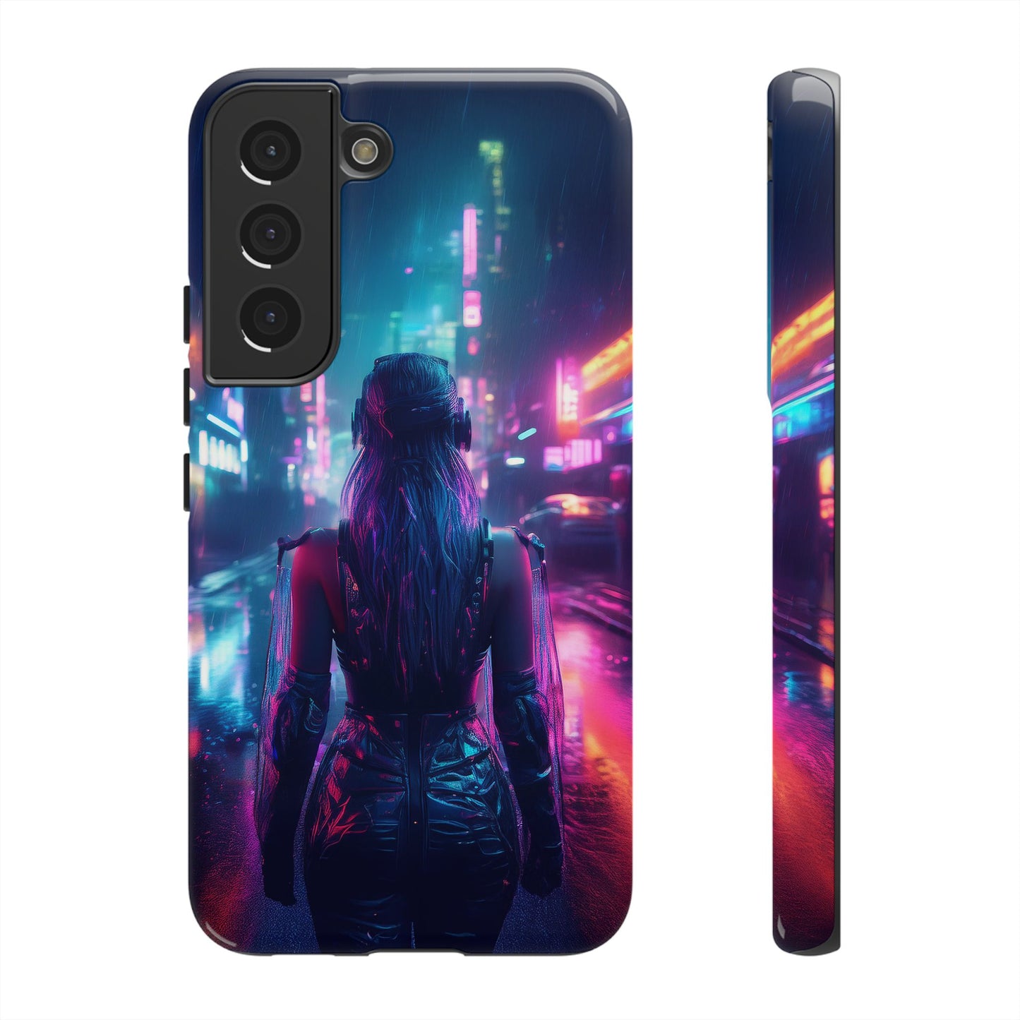 Futuristic Cyberpunk Female Cell Phone Case 032