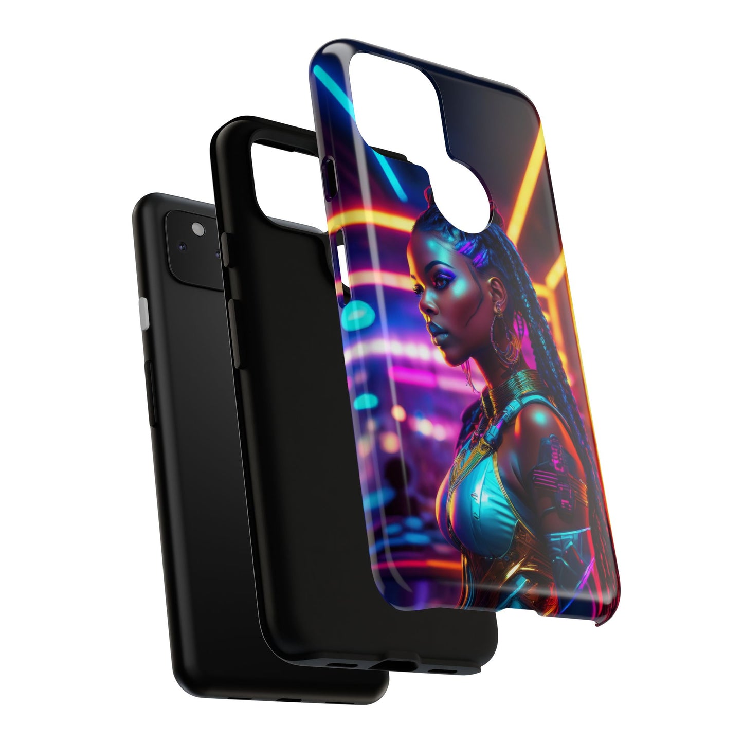 Futuristic Cyberpunk Female Cell Phone Case 006