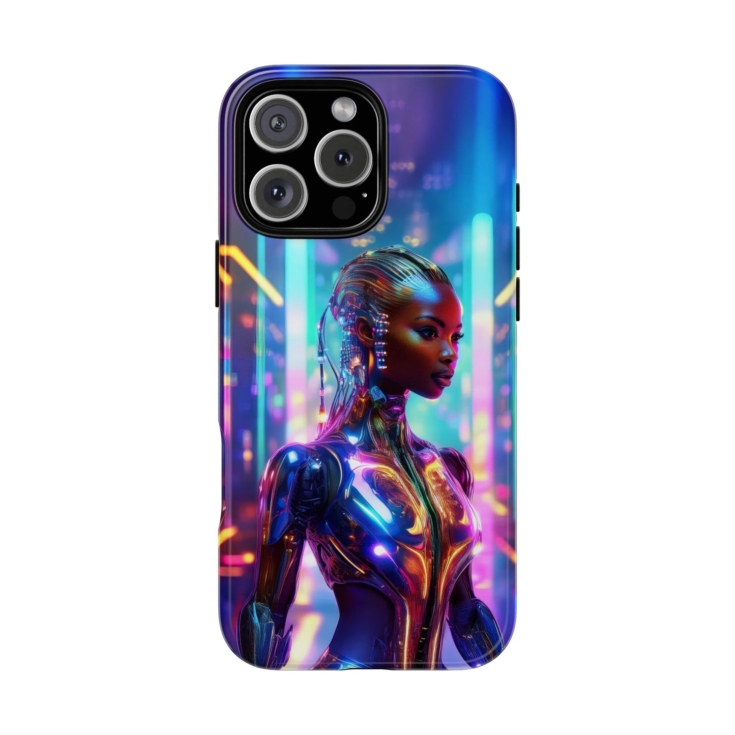 Futuristic Human Android Hybrid Cell Phone Case 018