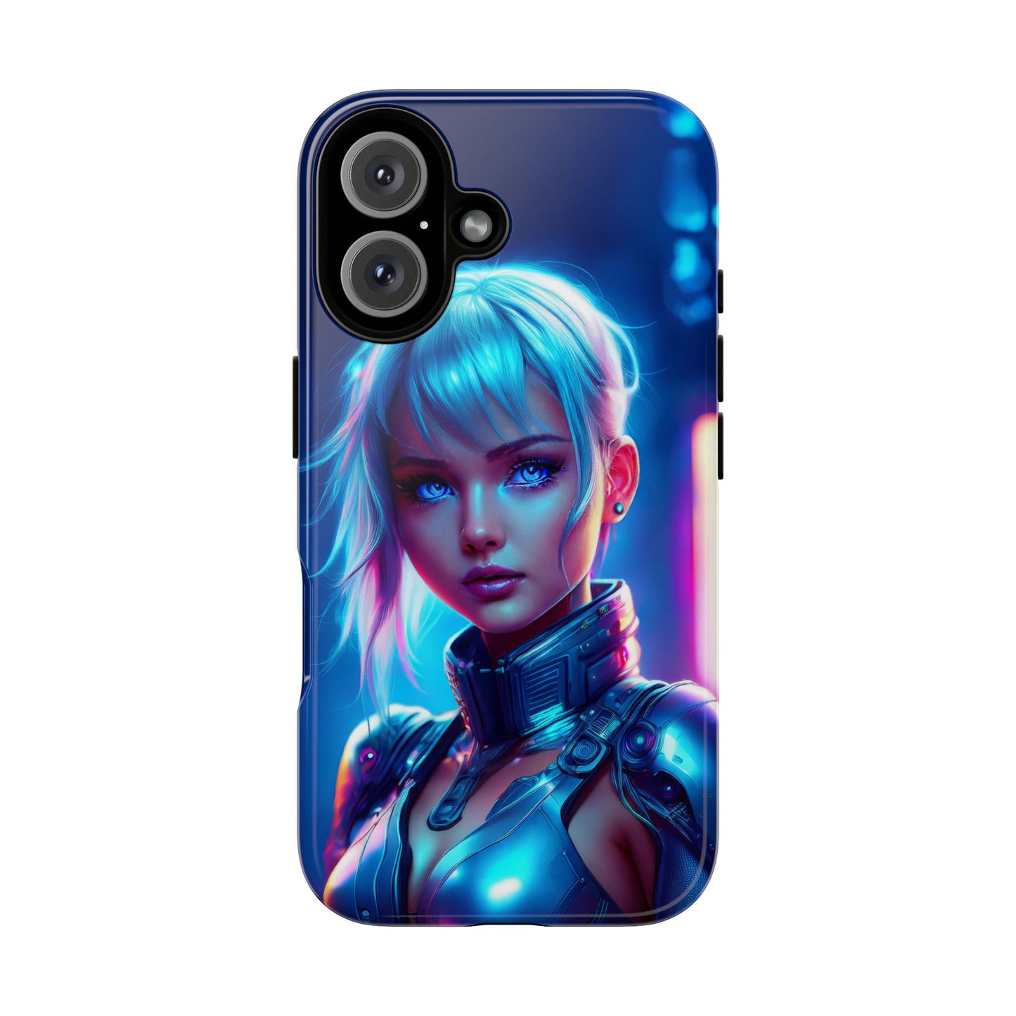 Futuristic Cyberpunk Female Cell Phone Case 013