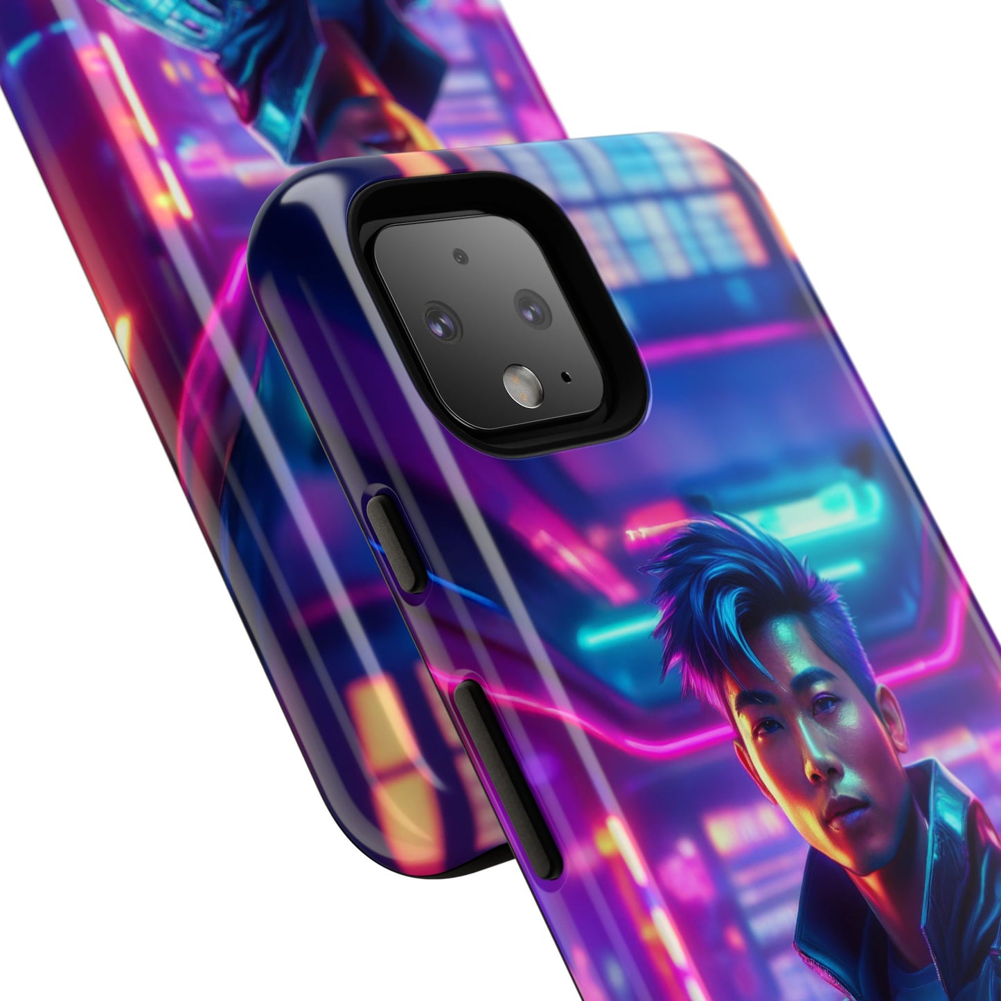 Futuristic Cyberpunk Male Cell Phone Case 012