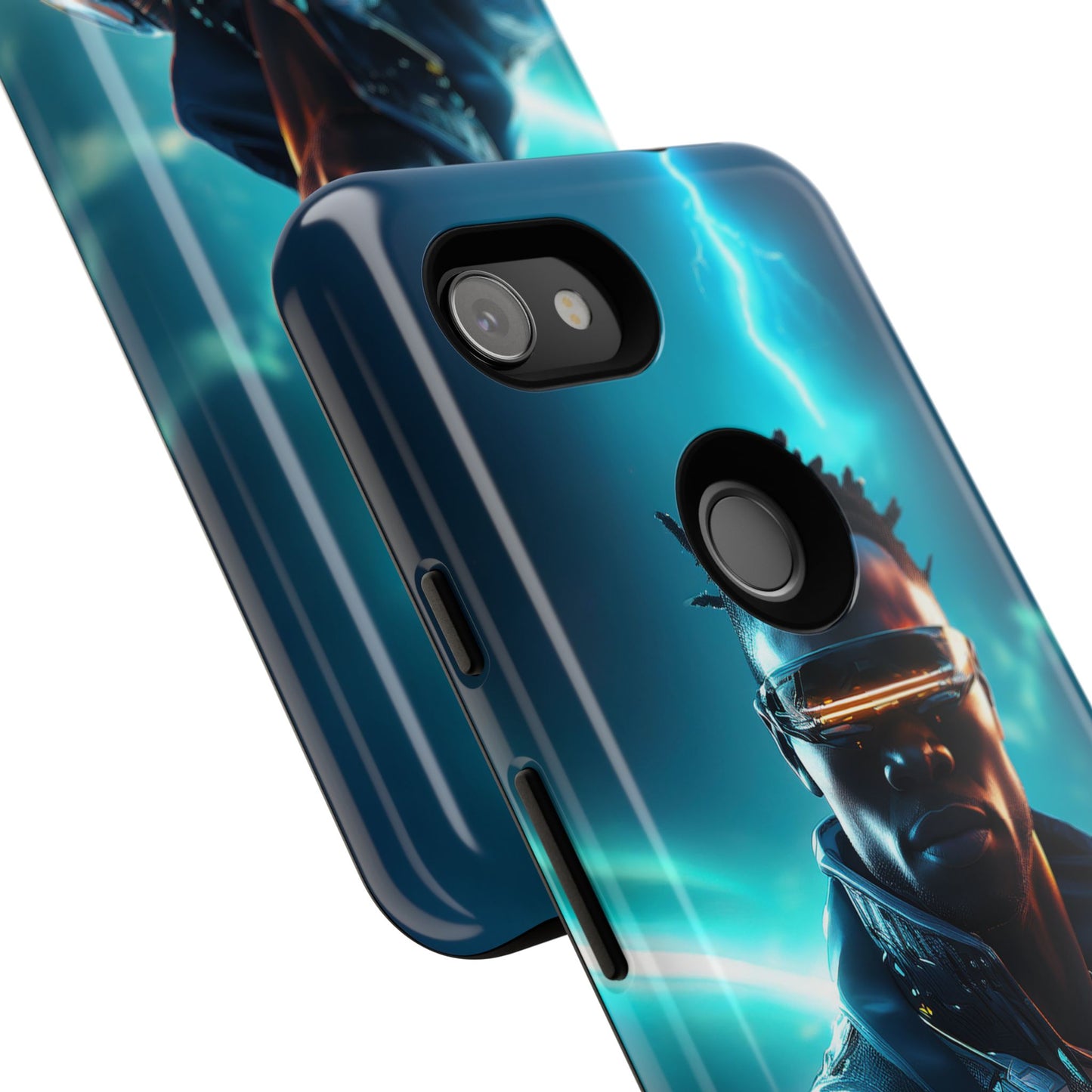 Futuristic Cyberpunk Male Cell Phone Case 014