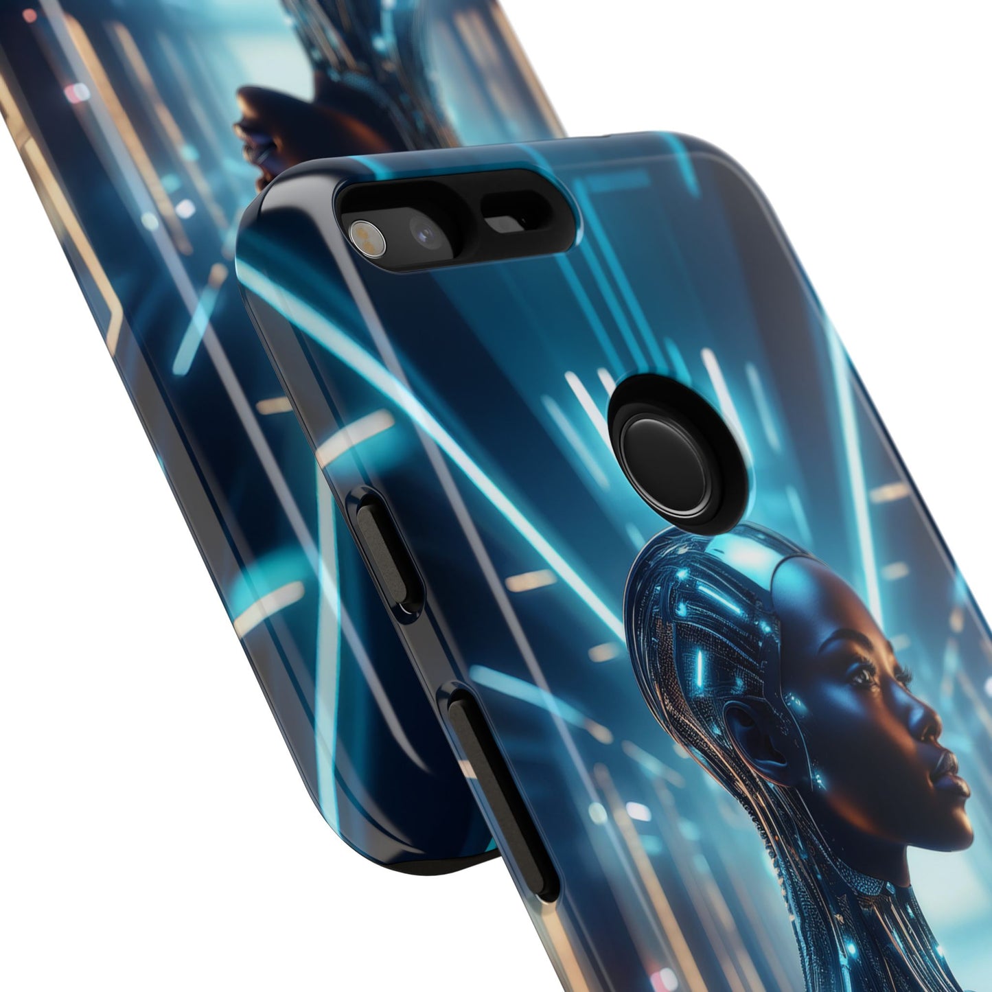 Futuristic Human Android Hybrid Cell Phone Case 003